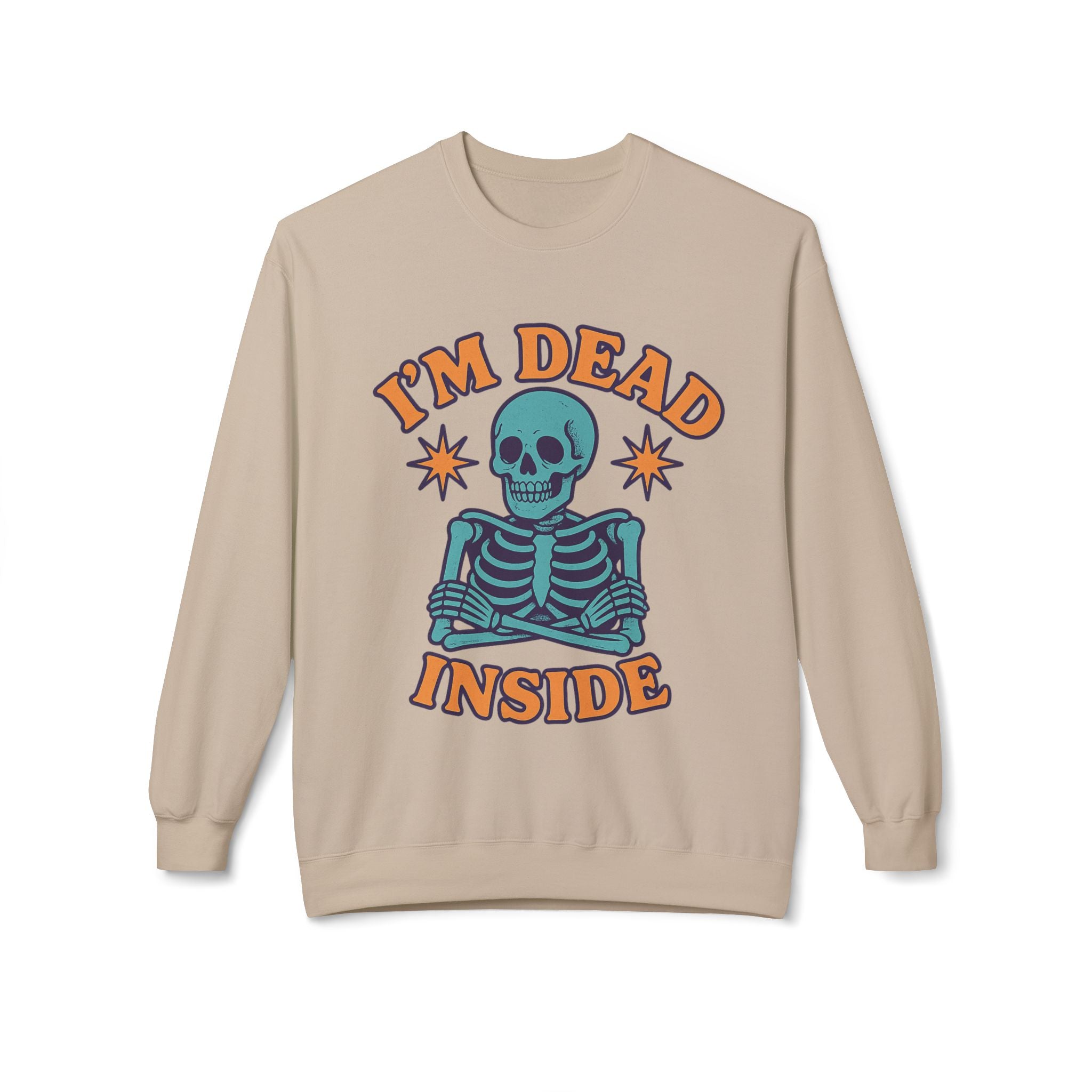 I'm Dead Inside 1 - Crewneck Unisex Sweatshirt - Cozy Halloween Apparel