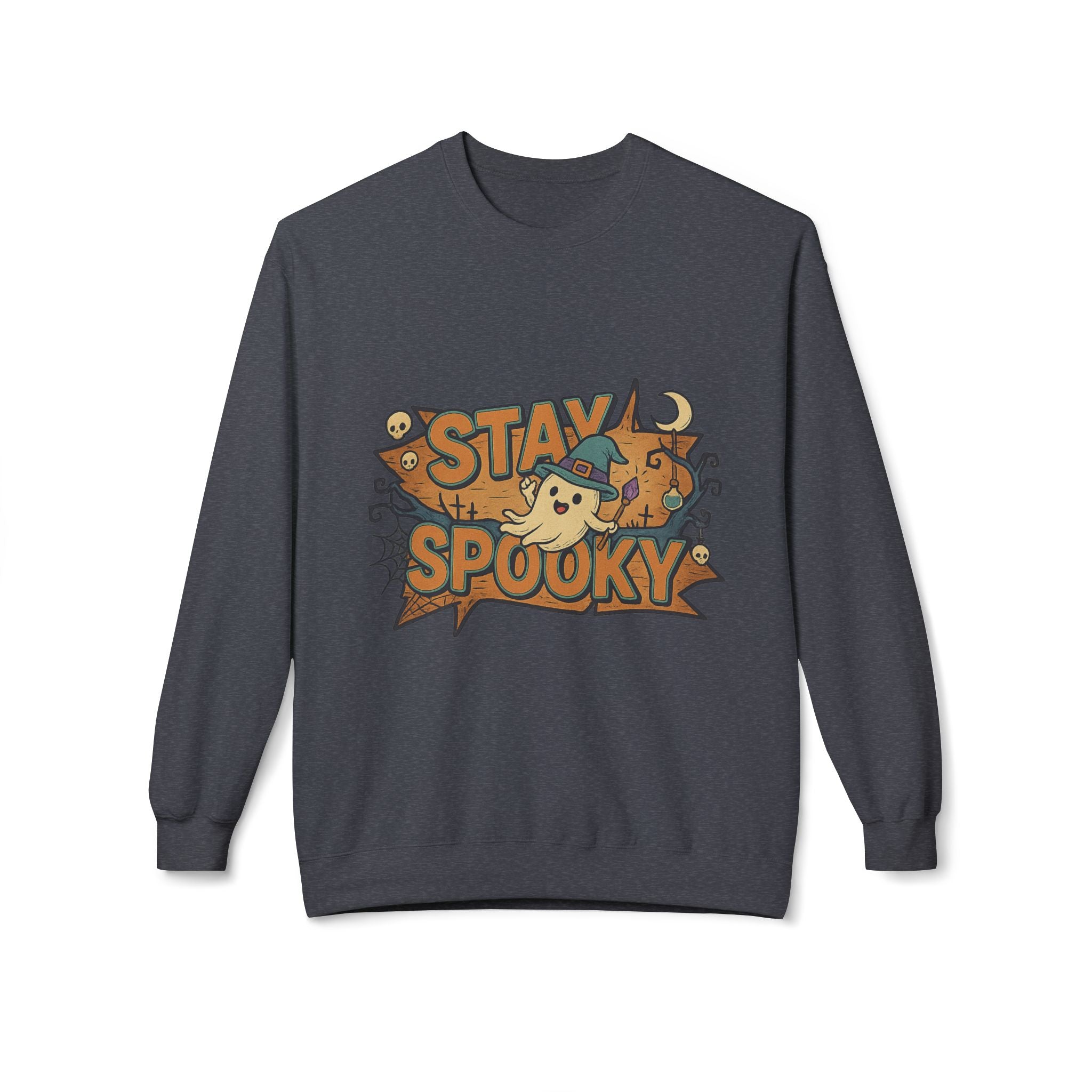Stay Spooky 1 - Crewneck Unisex Sweatshirt - Cozy Halloween Apparel