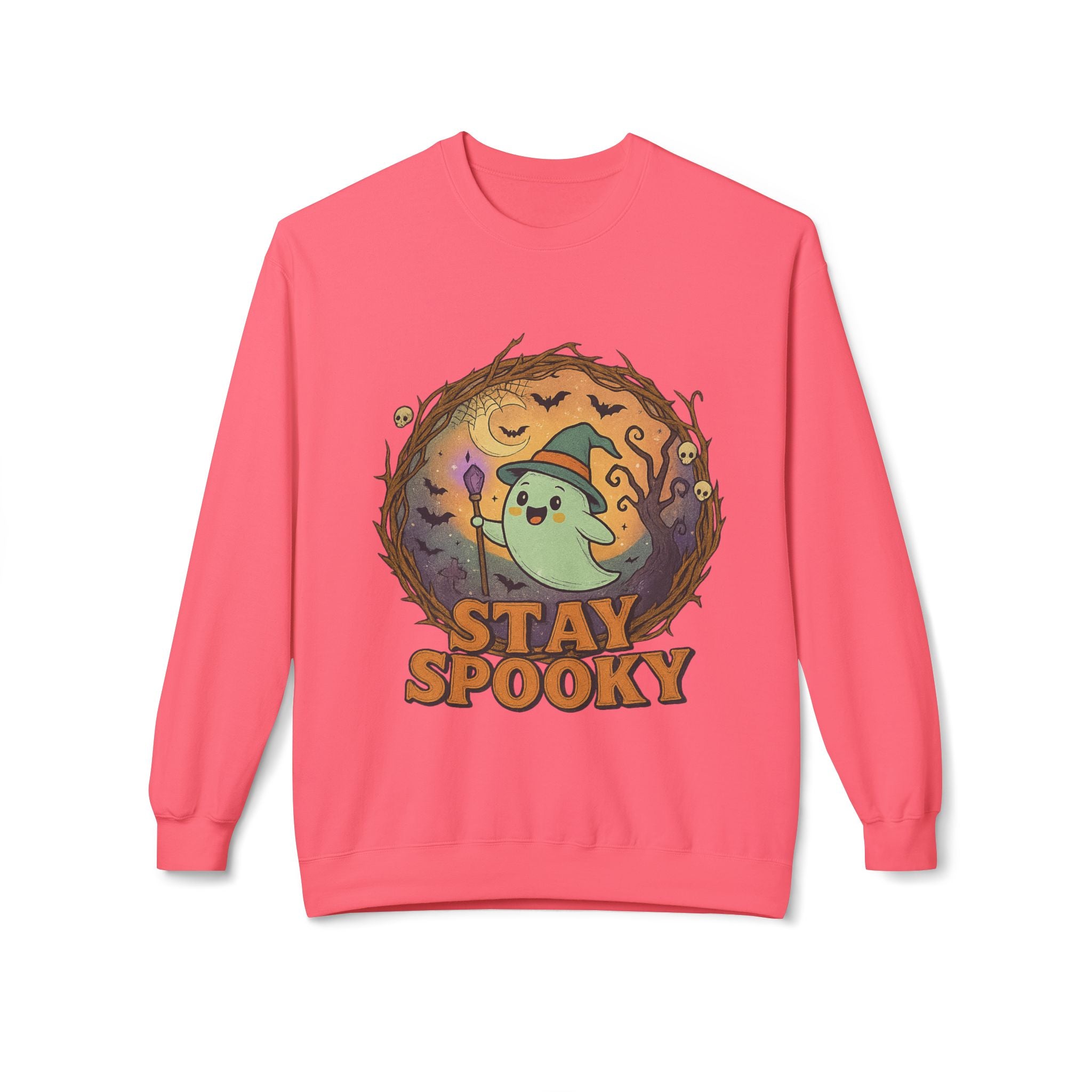 Stay Spooky 2 - Crewneck Unisex Sweatshirt - Cozy Halloween Apparel