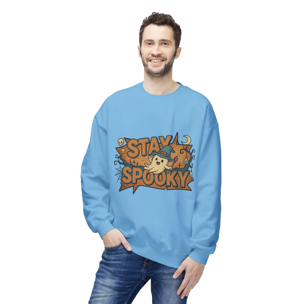 Stay Spooky 1 - Crewneck Unisex Sweatshirt - Cozy Halloween Apparel