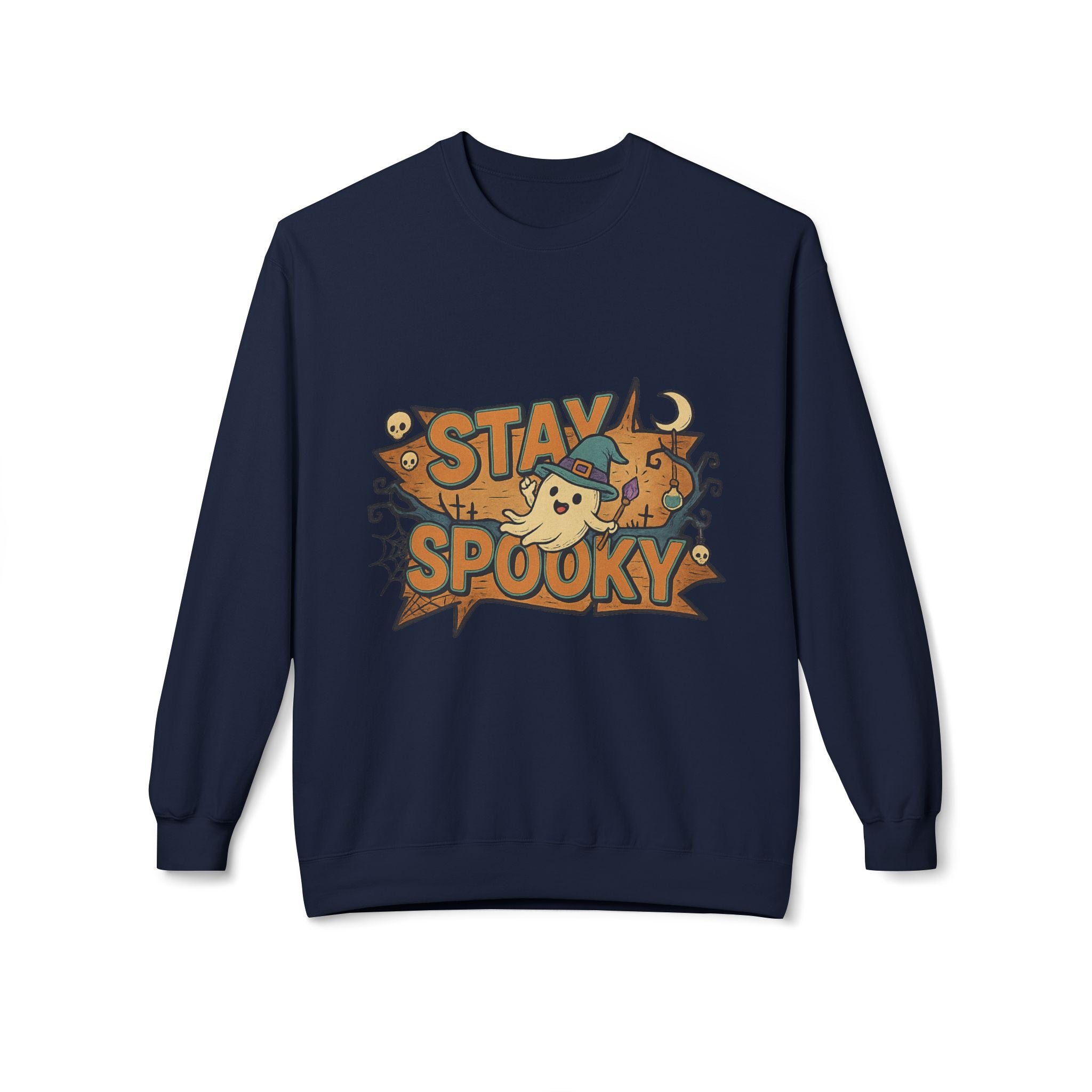 Stay Spooky 1 - Crewneck Unisex Sweatshirt - Cozy Halloween Apparel
