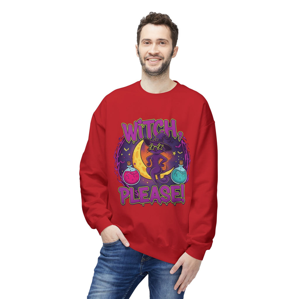 Witch, Please! 3 - Crewneck Unisex Sweatshirt - Cozy Halloween Apparel