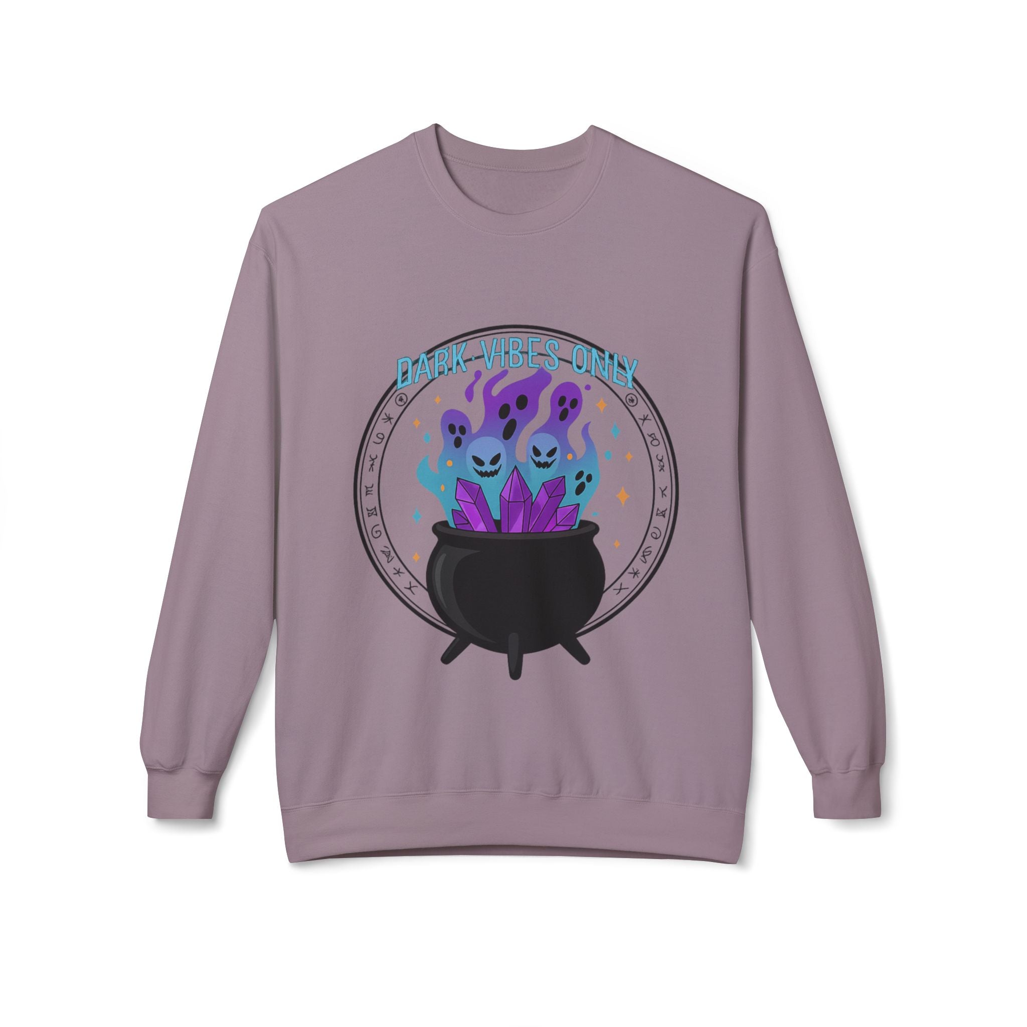 Dark Vibes Only 3.2 - Crewneck Unisex Sweatshirt - Cozy Halloween Apparel