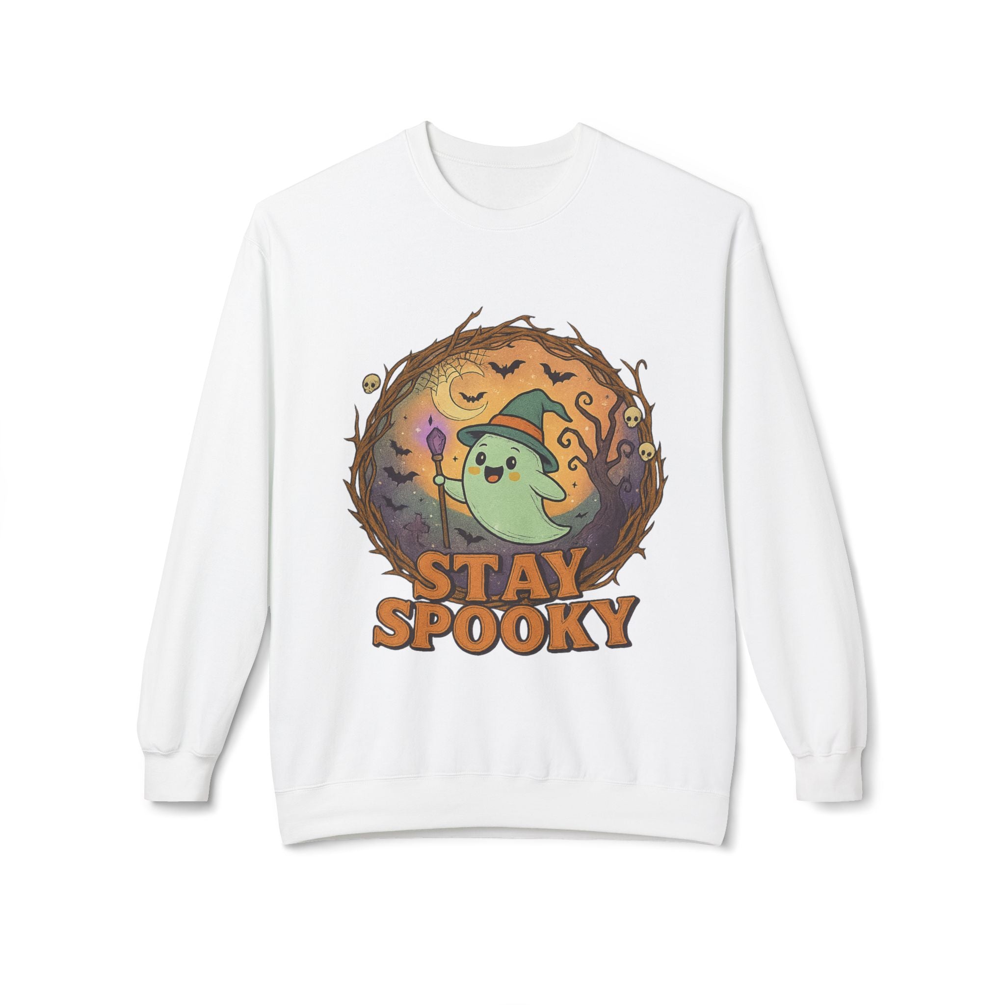 Stay Spooky 2 - Crewneck Unisex Sweatshirt - Cozy Halloween Apparel
