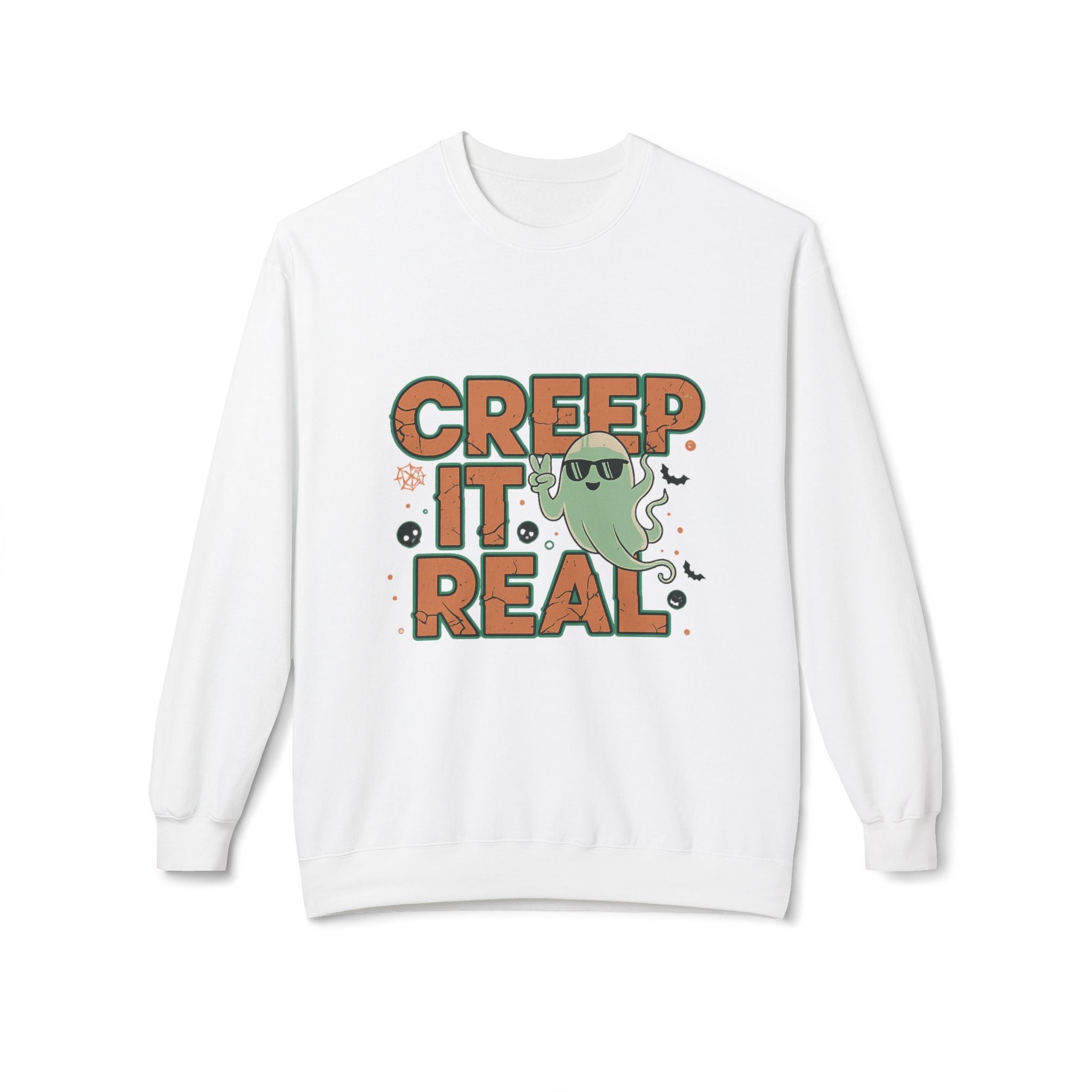 Creep It Real 2 - Crewneck Unisex Sweatshirt - Cozy Halloween Apparel