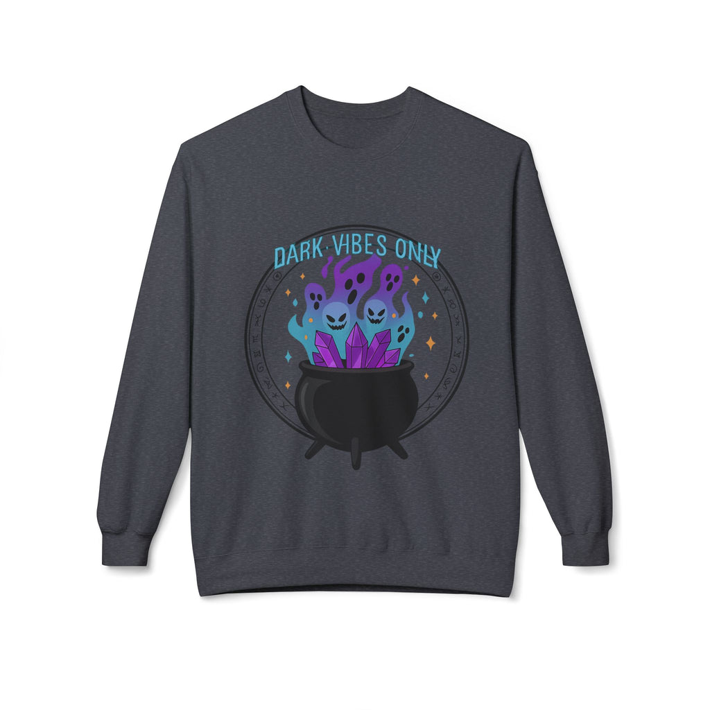 Dark Vibes Only 3.2 - Crewneck Unisex Sweatshirt - Cozy Halloween Apparel