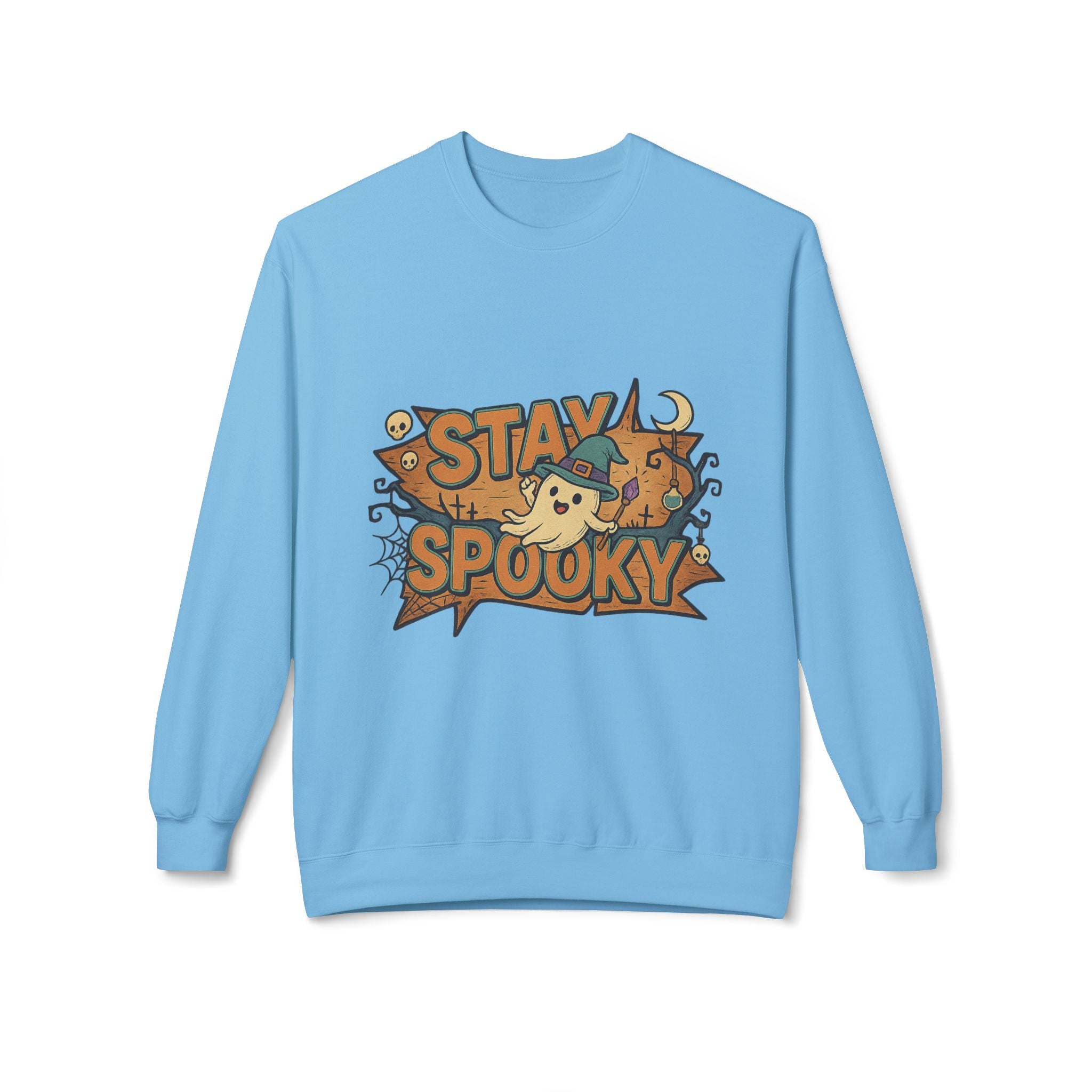 Stay Spooky 1 - Crewneck Unisex Sweatshirt - Cozy Halloween Apparel