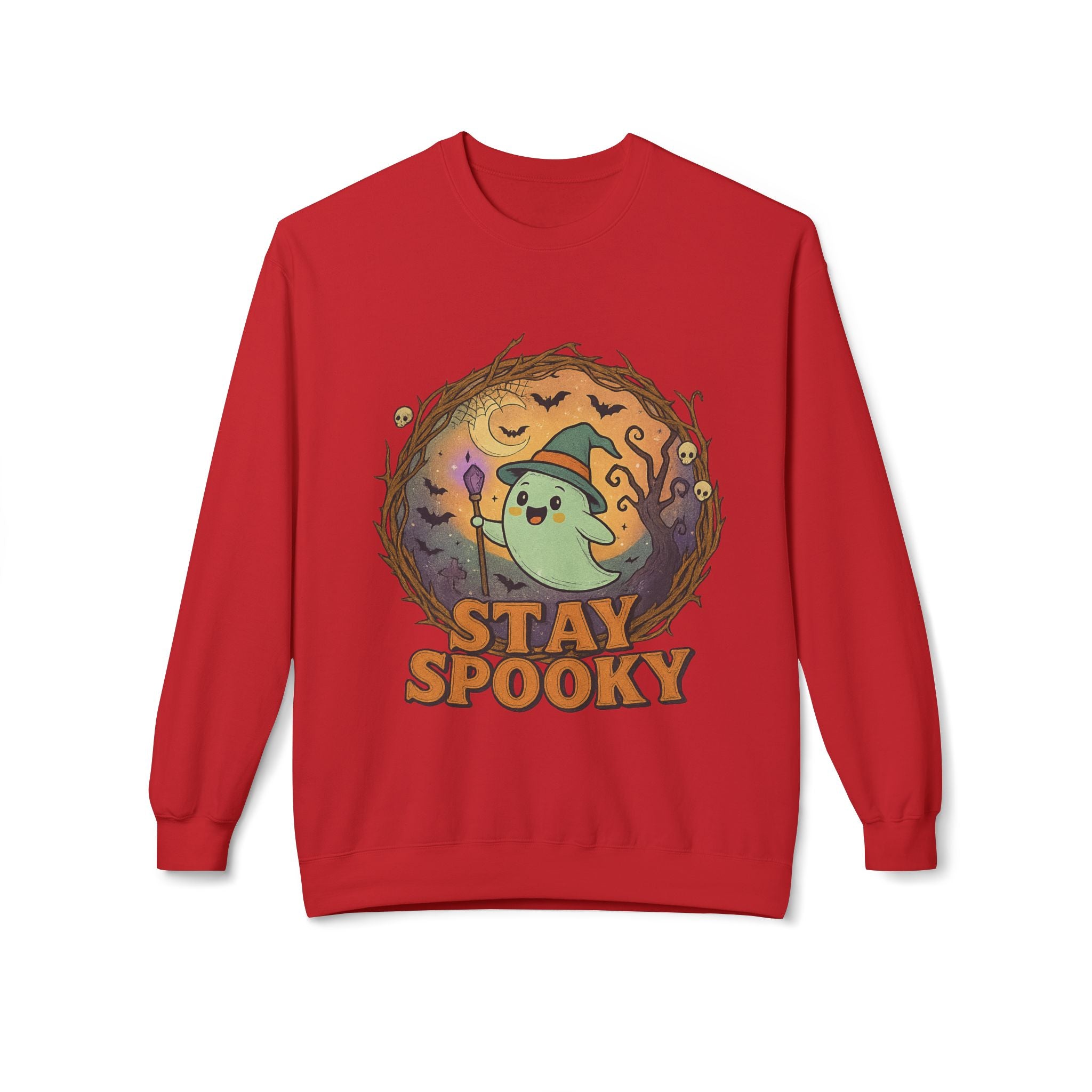 Stay Spooky 2 - Crewneck Unisex Sweatshirt - Cozy Halloween Apparel