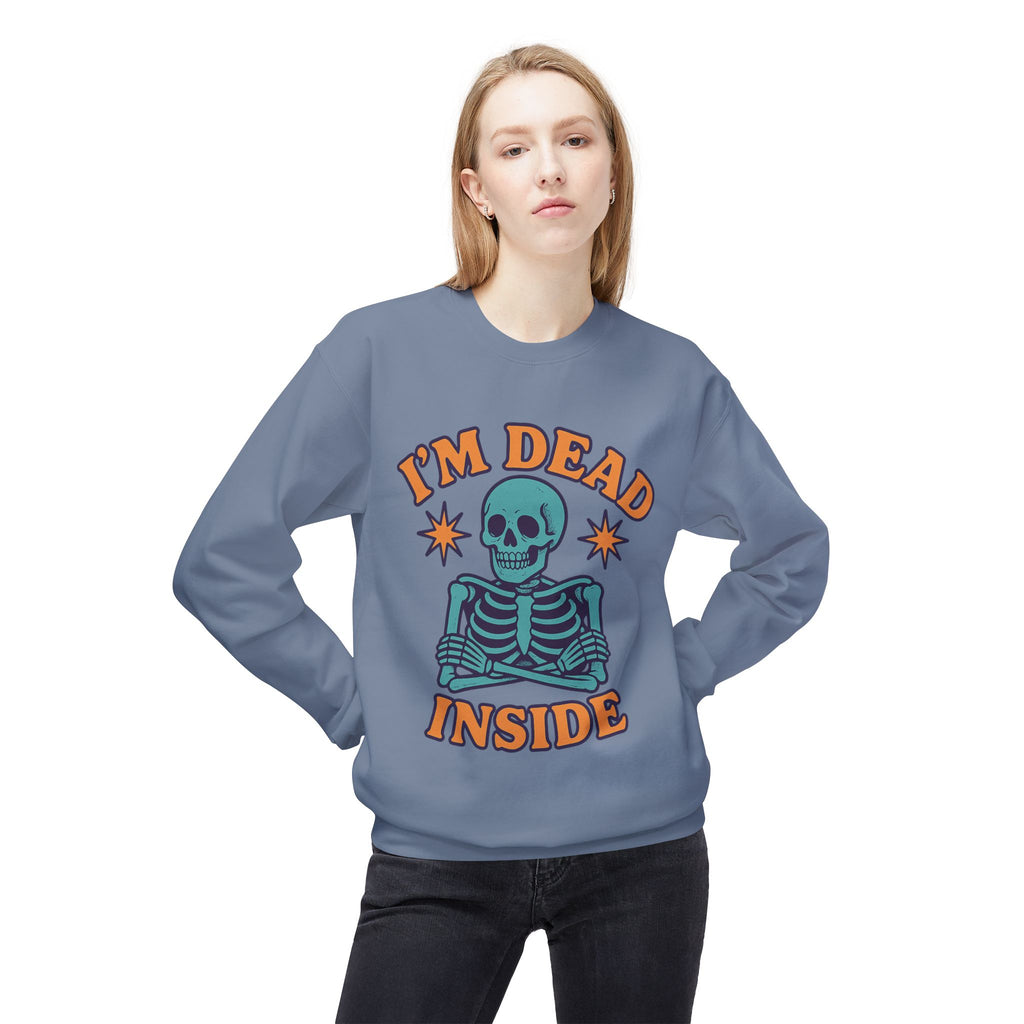 I'm Dead Inside 1 - Crewneck Unisex Sweatshirt - Cozy Halloween Apparel