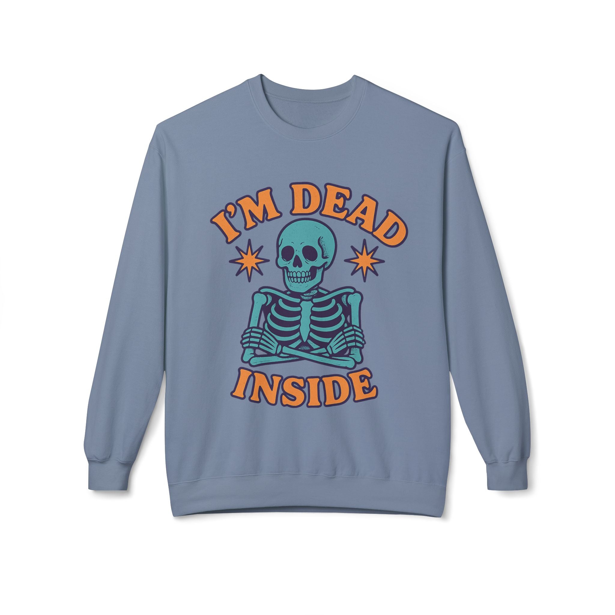 I'm Dead Inside 1 - Crewneck Unisex Sweatshirt - Cozy Halloween Apparel
