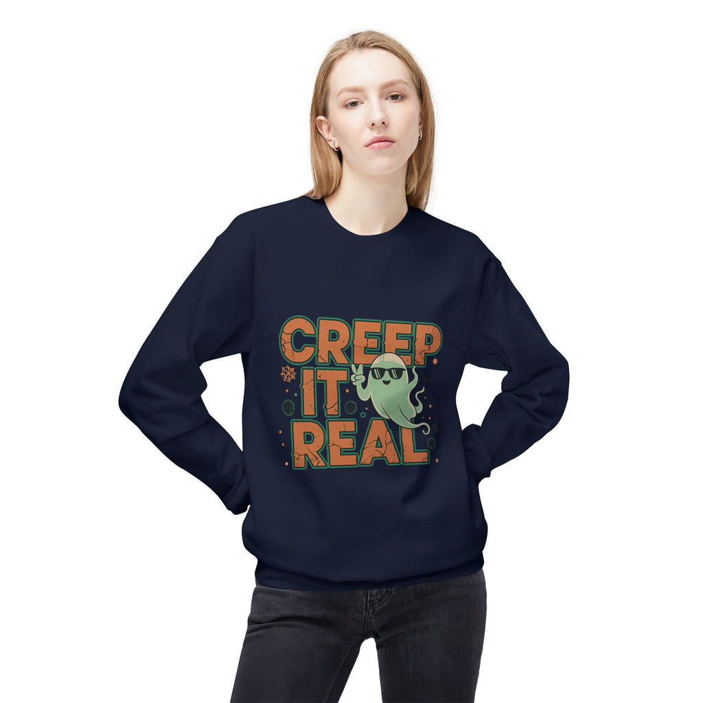 Creep It Real 2 - Crewneck Unisex Sweatshirt - Cozy Halloween Apparel