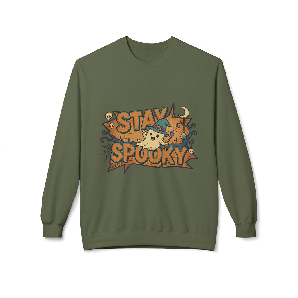 Stay Spooky 1 - Crewneck Unisex Sweatshirt - Cozy Halloween Apparel