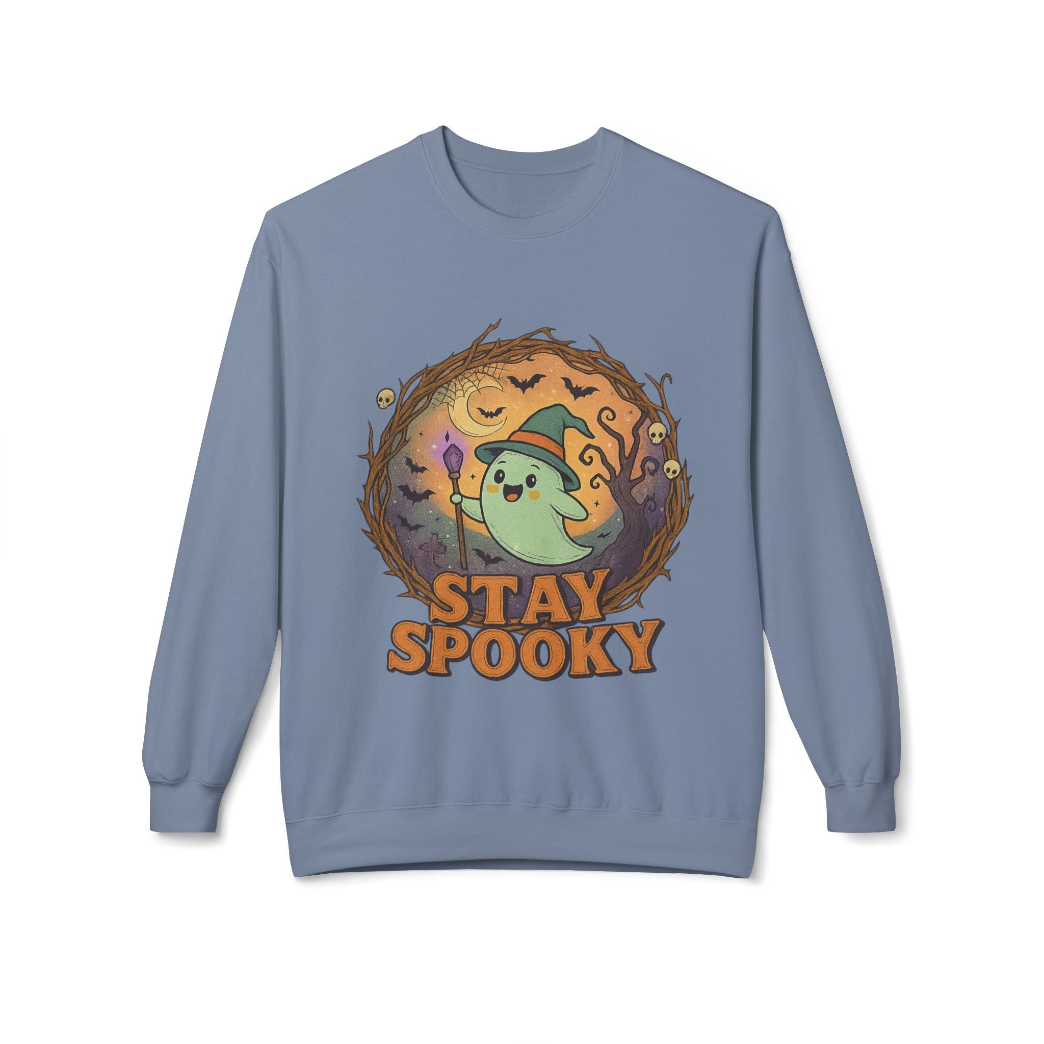 Stay Spooky 2 - Crewneck Unisex Sweatshirt - Cozy Halloween Apparel