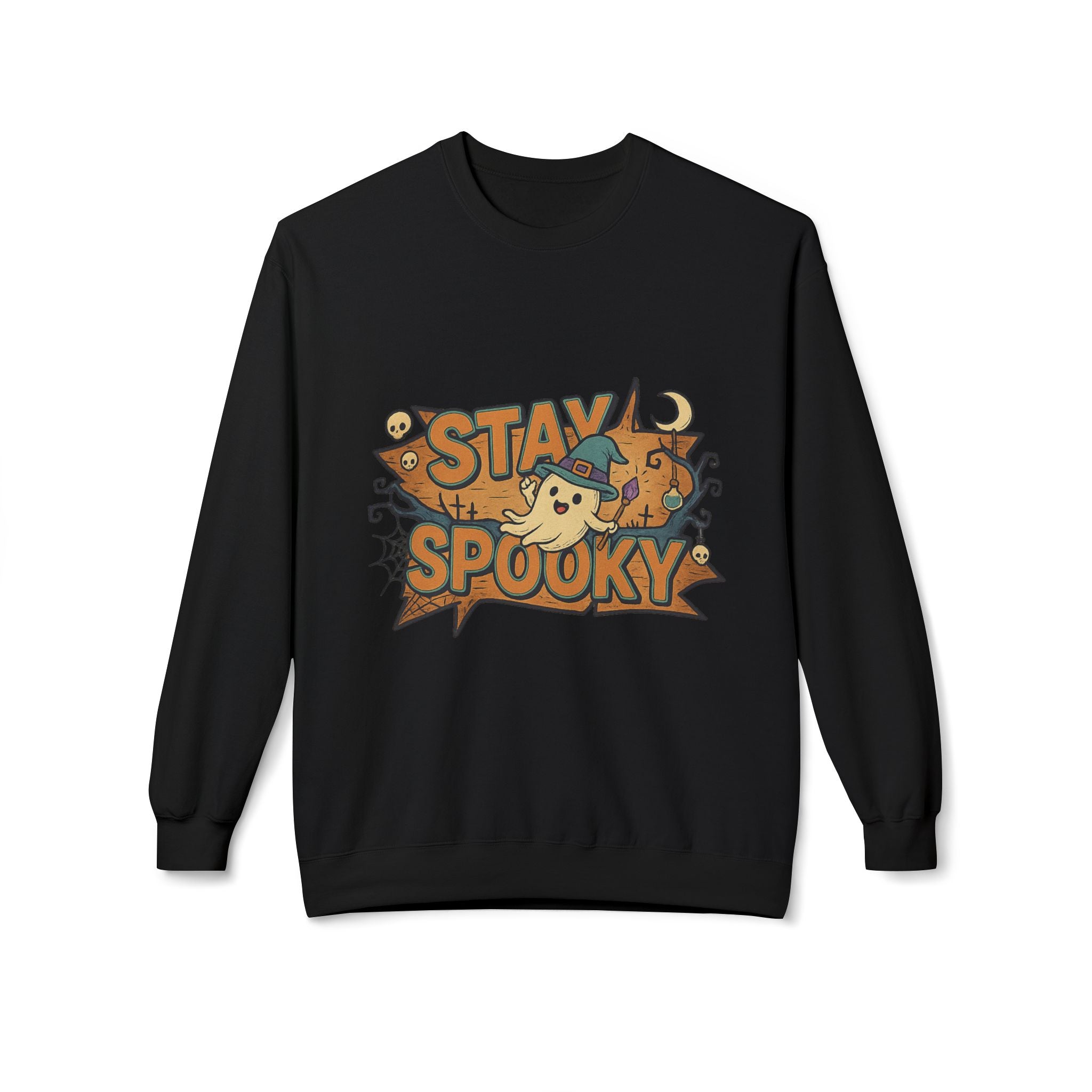 Stay Spooky 1 - Crewneck Unisex Sweatshirt - Cozy Halloween Apparel
