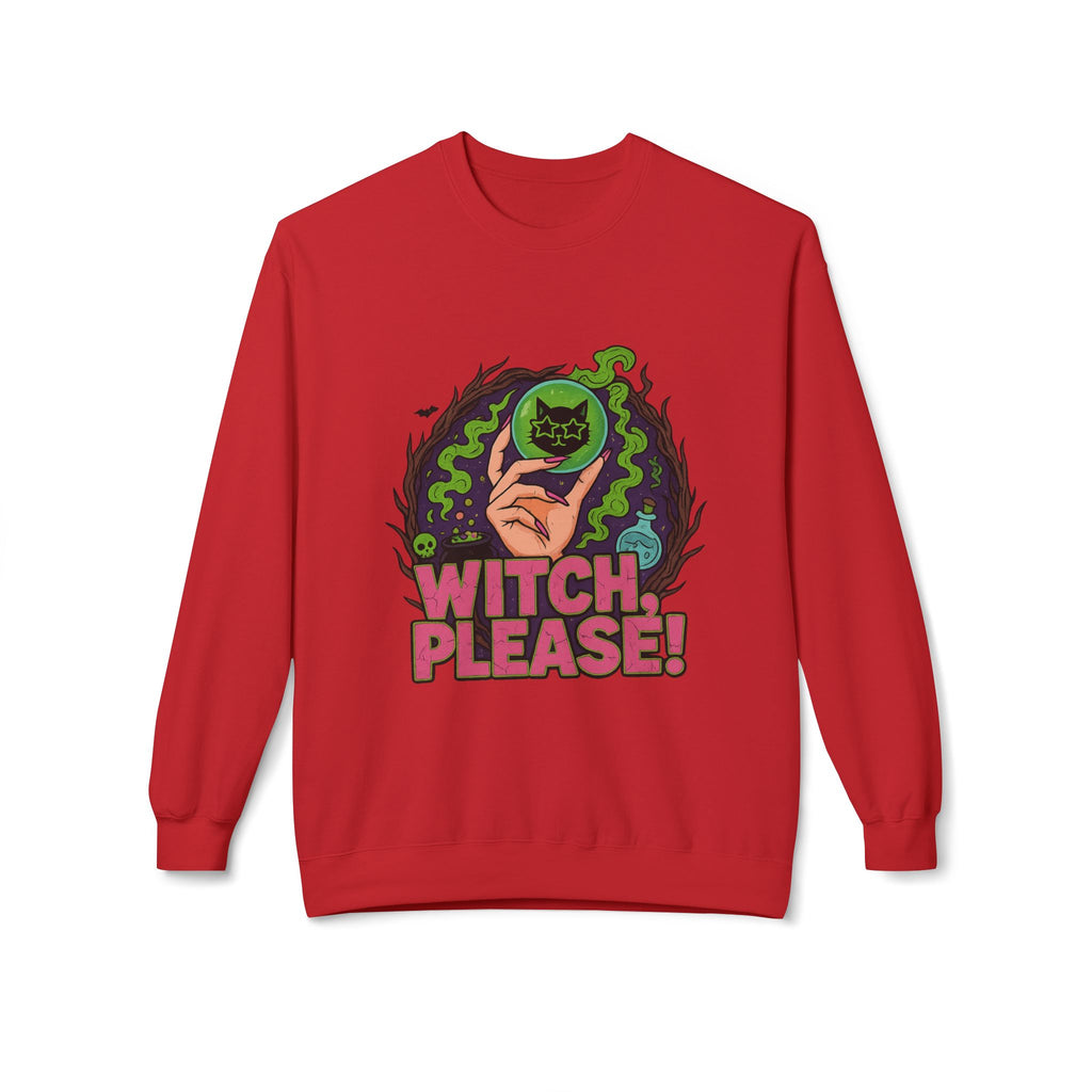 Witch, Please! 2 - Crewneck Unisex Sweatshirt - Cozy Halloween Apparel