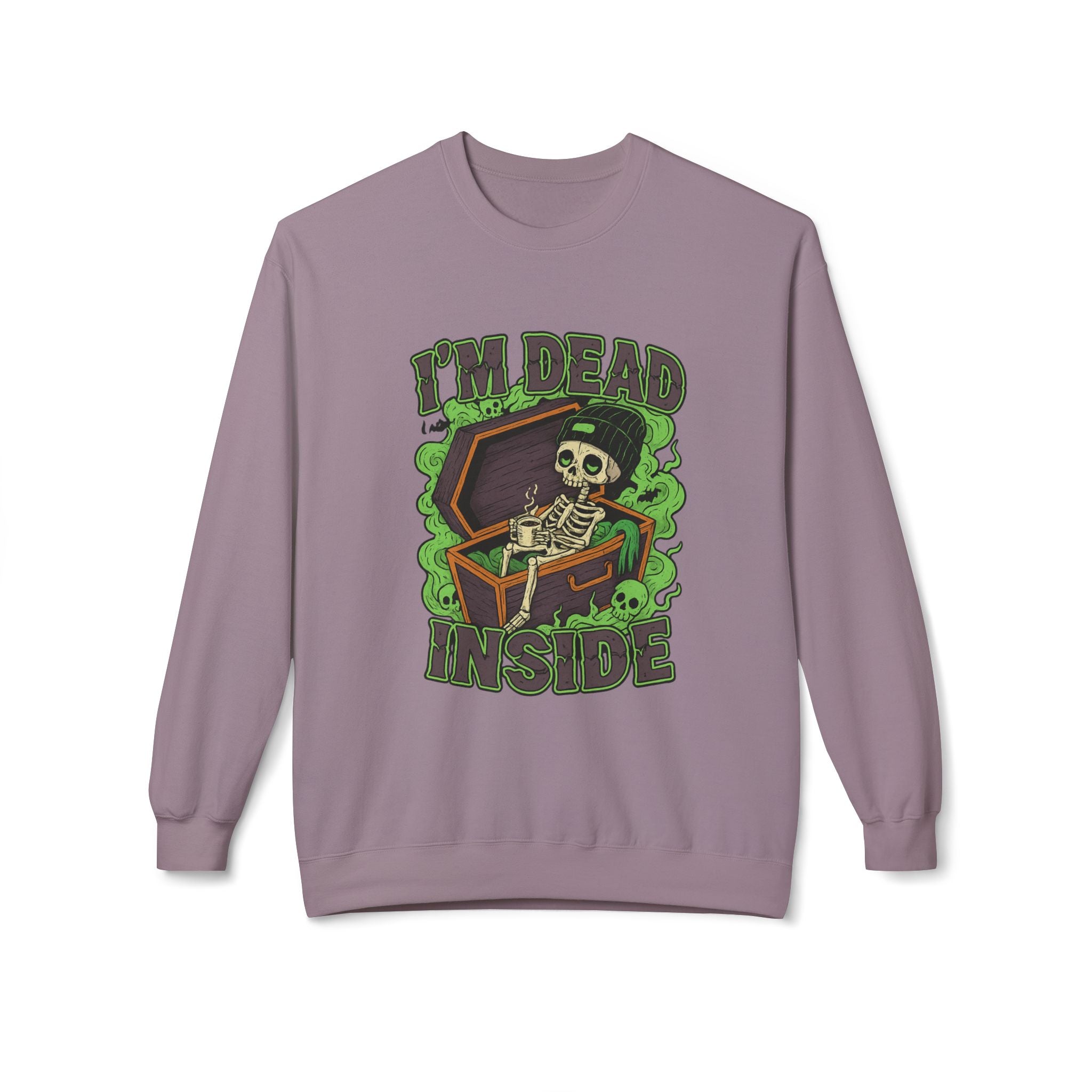 I'm Dead Inside 2- Crewneck Unisex Sweatshirt - Cozy Halloween Apparel
