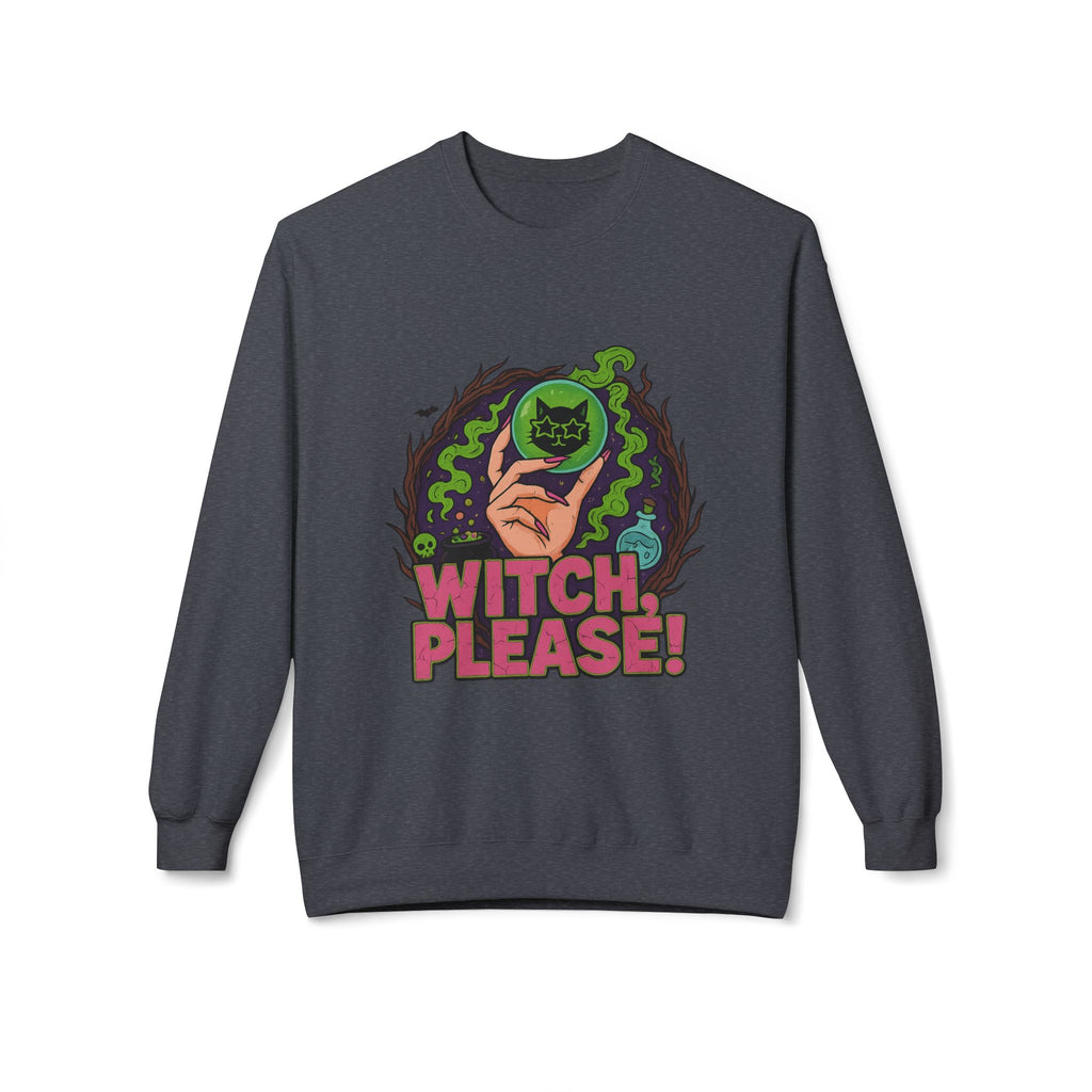 Witch, Please! 2 - Crewneck Unisex Sweatshirt - Cozy Halloween Apparel