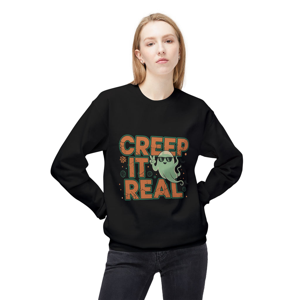 Creep It Real 2 - Crewneck Unisex Sweatshirt - Cozy Halloween Apparel