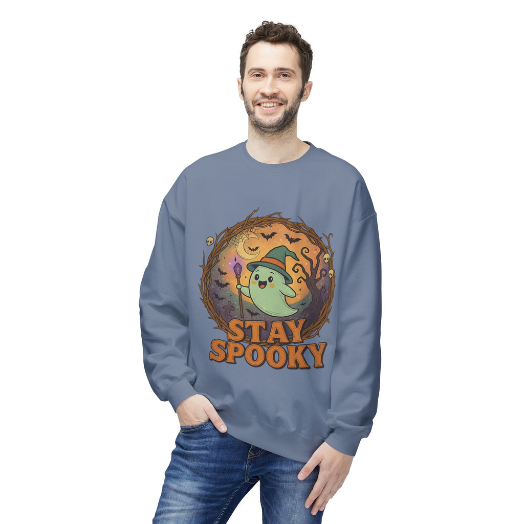 Stay Spooky 2 - Crewneck Unisex Sweatshirt - Cozy Halloween Apparel