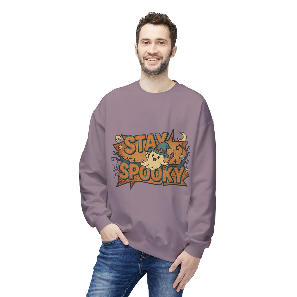 Stay Spooky 1 - Crewneck Unisex Sweatshirt - Cozy Halloween Apparel