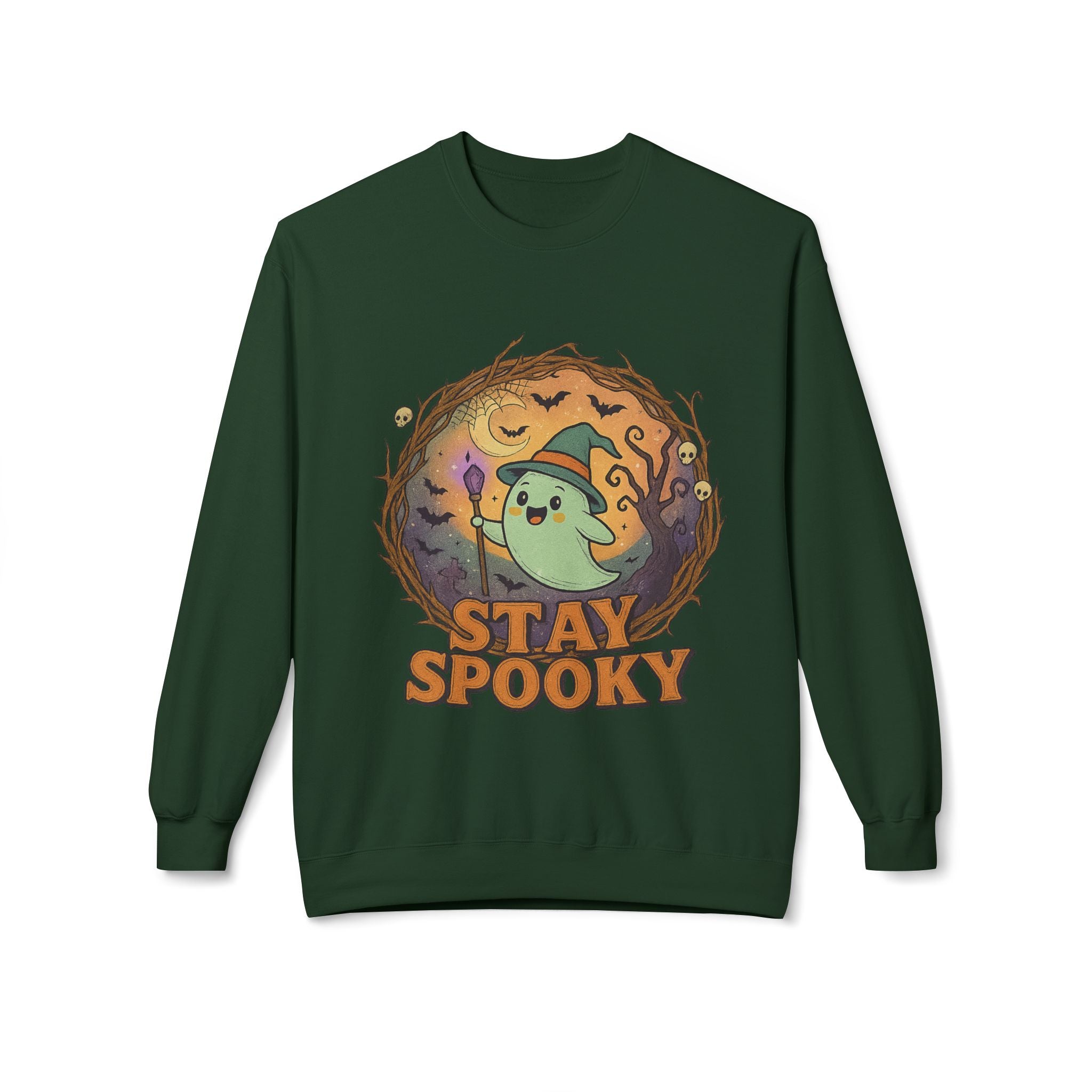 Stay Spooky 2 - Crewneck Unisex Sweatshirt - Cozy Halloween Apparel