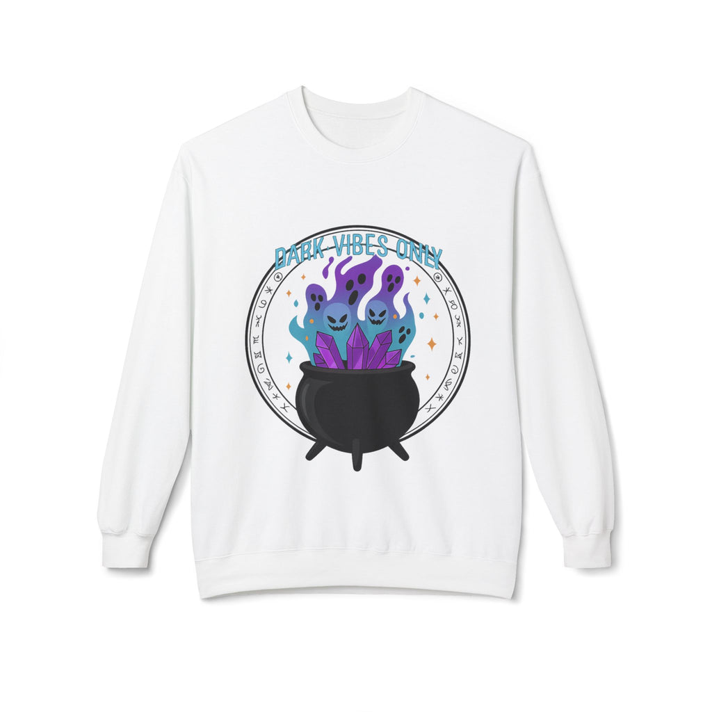 Dark Vibes Only 3.2 - Crewneck Unisex Sweatshirt - Cozy Halloween Apparel