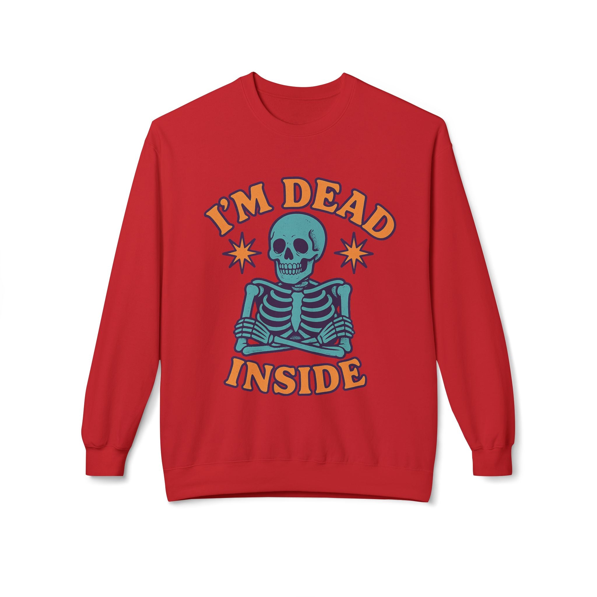 I'm Dead Inside 1 - Crewneck Unisex Sweatshirt - Cozy Halloween Apparel