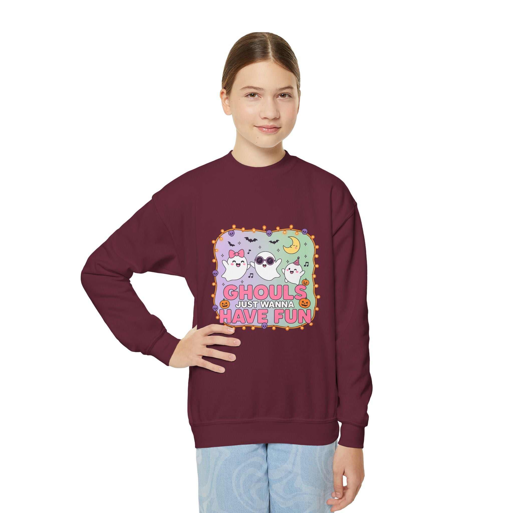 KIDS Ghouls Just Wanna Have Fun, Fun Halloween Sweatshirt, Cute Kids Sweatshirt