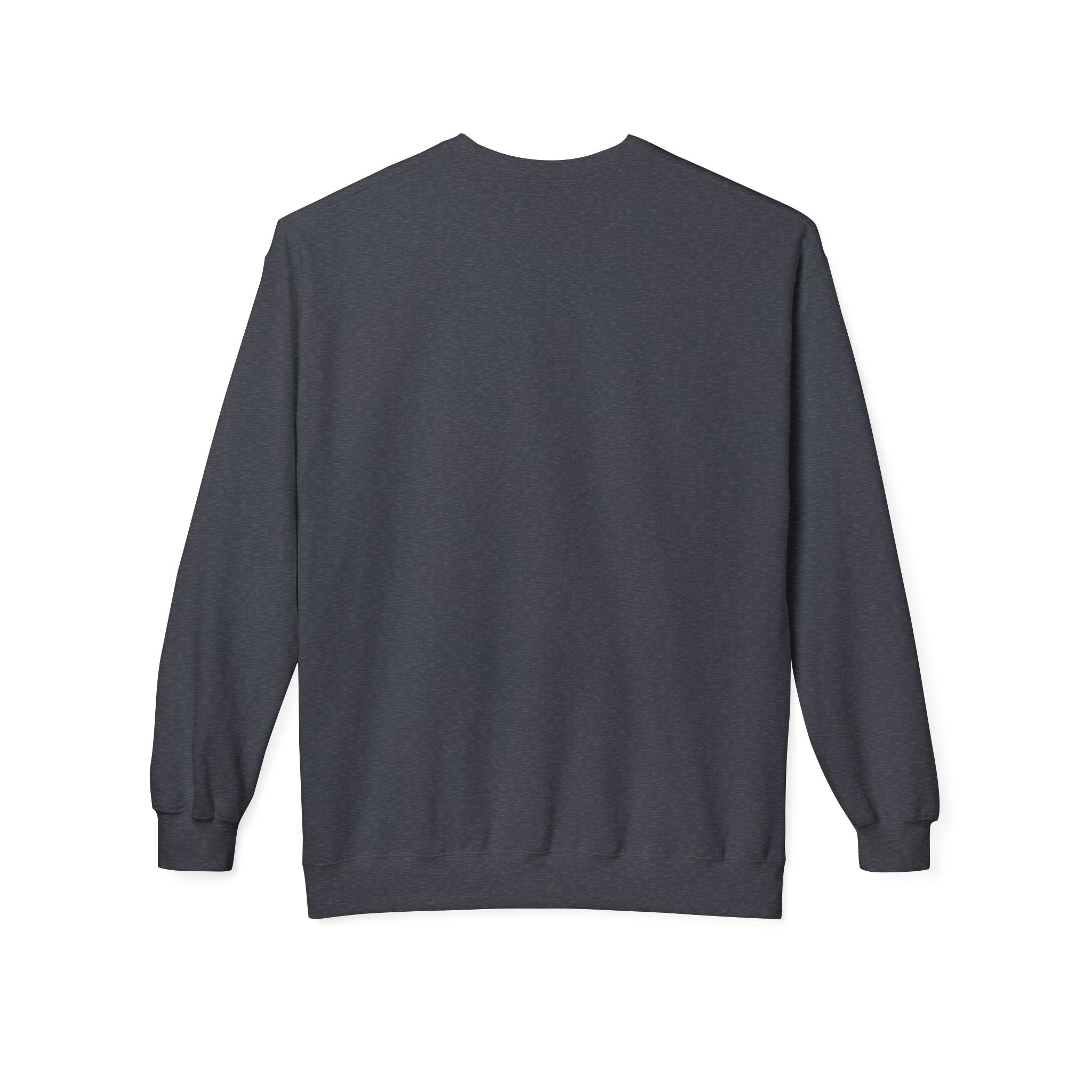 Haunt Mode ON 3_White - Crewneck Unisex Sweatshirt - Cozy Halloween Apparel
