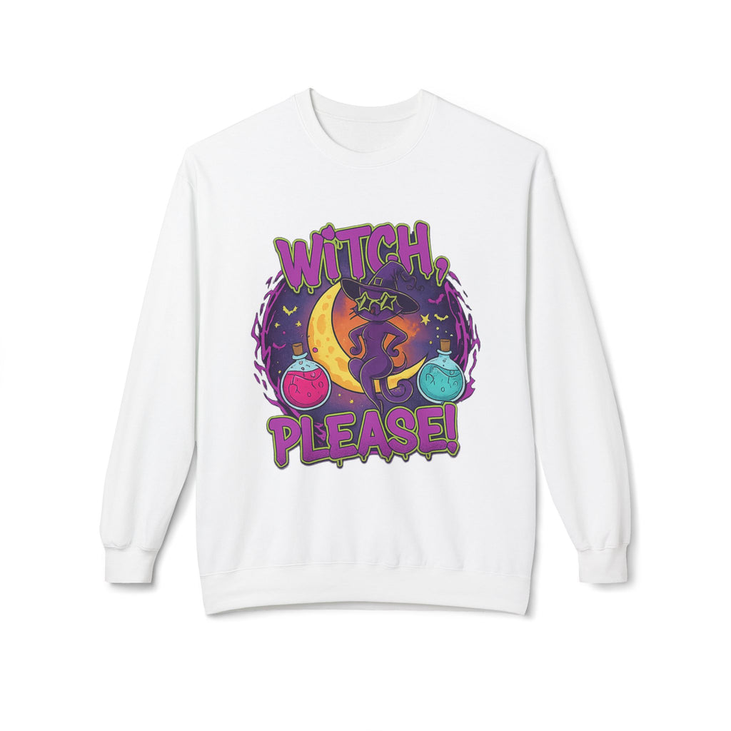 Witch, Please! 3 - Crewneck Unisex Sweatshirt - Cozy Halloween Apparel