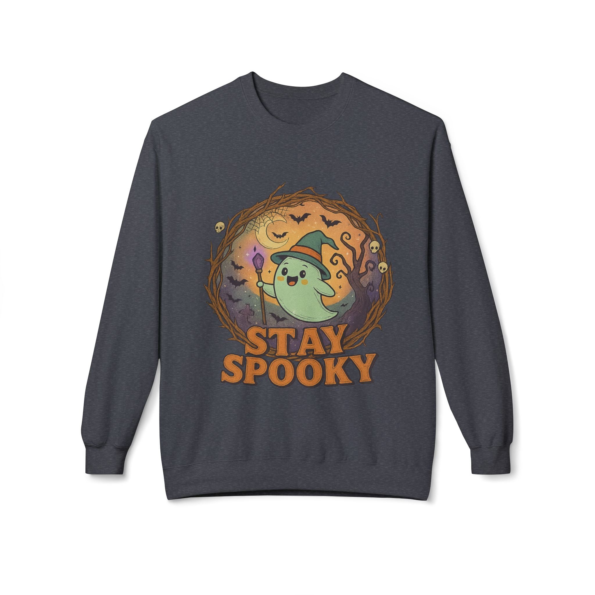 Stay Spooky 2 - Crewneck Unisex Sweatshirt - Cozy Halloween Apparel