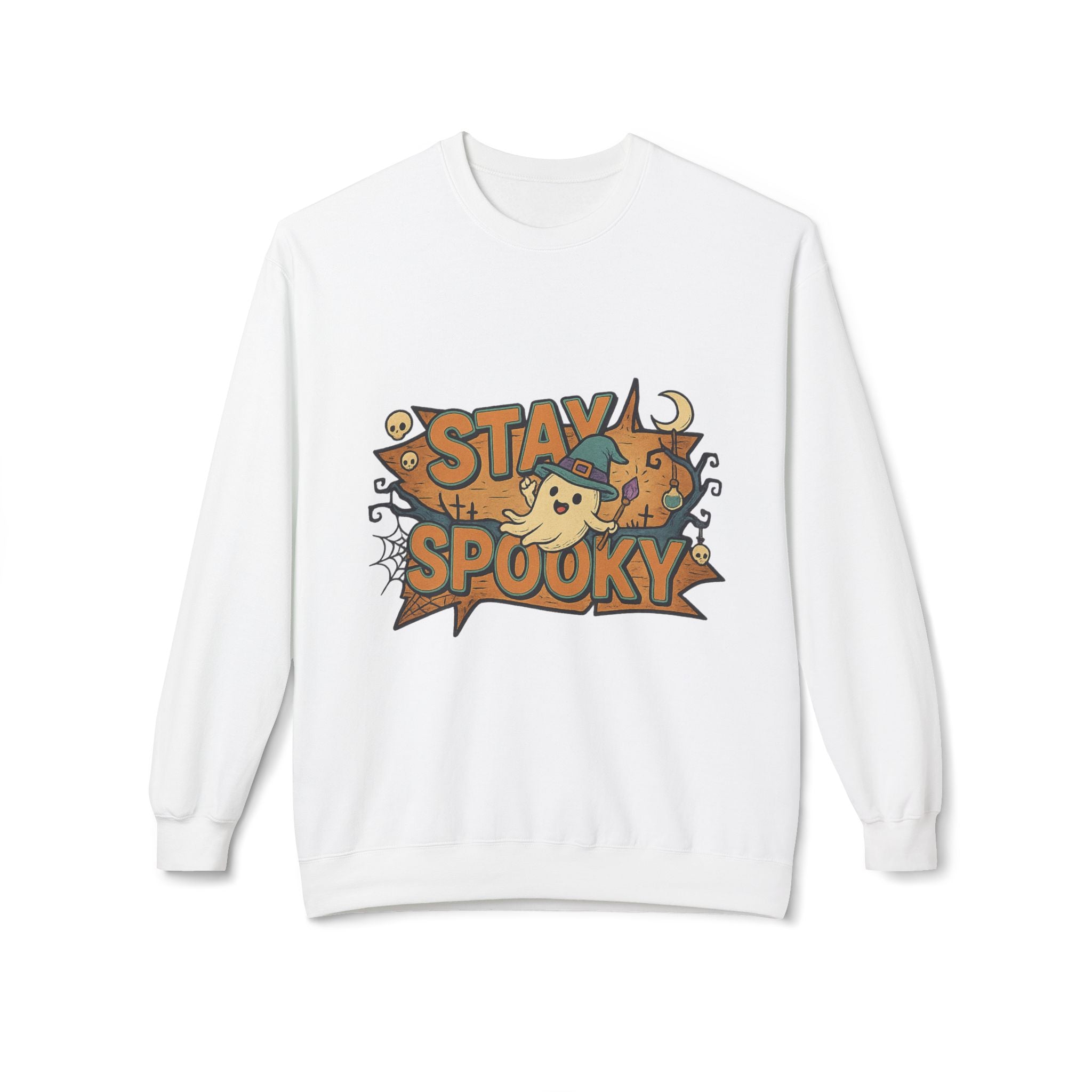 Stay Spooky 1 - Crewneck Unisex Sweatshirt - Cozy Halloween Apparel