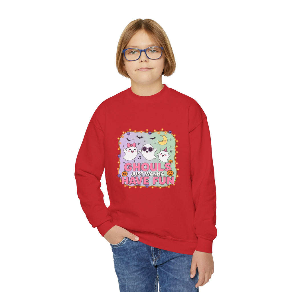 KIDS Ghouls Just Wanna Have Fun, Fun Halloween Sweatshirt, Cute Kids Sweatshirt
