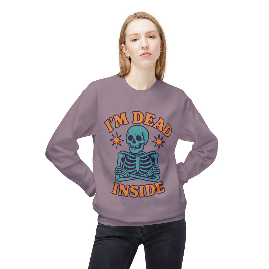 I'm Dead Inside 1 - Crewneck Unisex Sweatshirt - Cozy Halloween Apparel