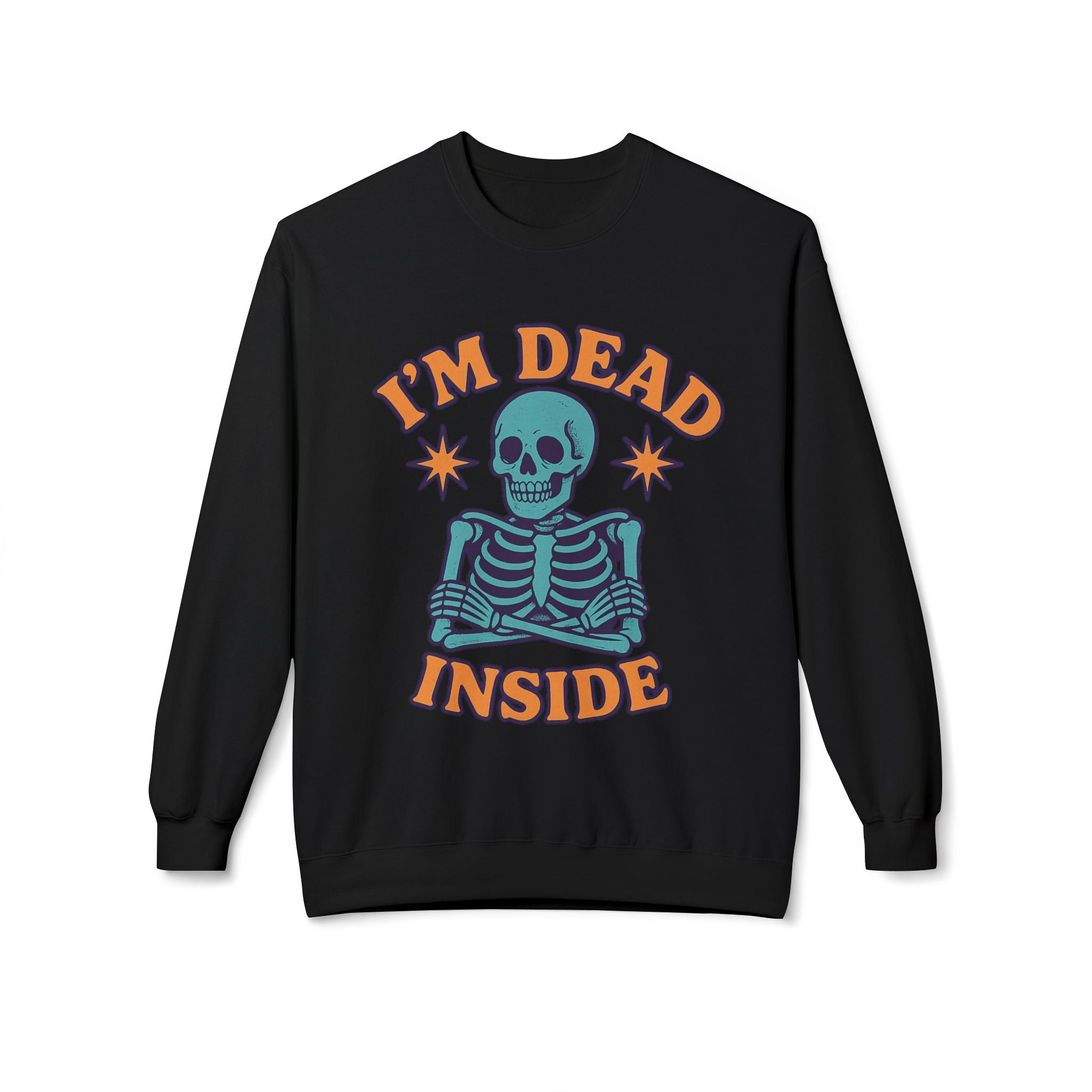 I'm Dead Inside 1 - Crewneck Unisex Sweatshirt - Cozy Halloween Apparel