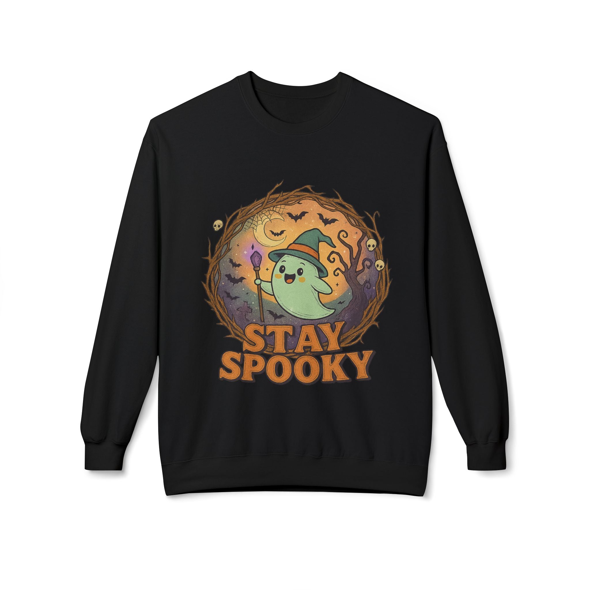 Stay Spooky 2 - Crewneck Unisex Sweatshirt - Cozy Halloween Apparel