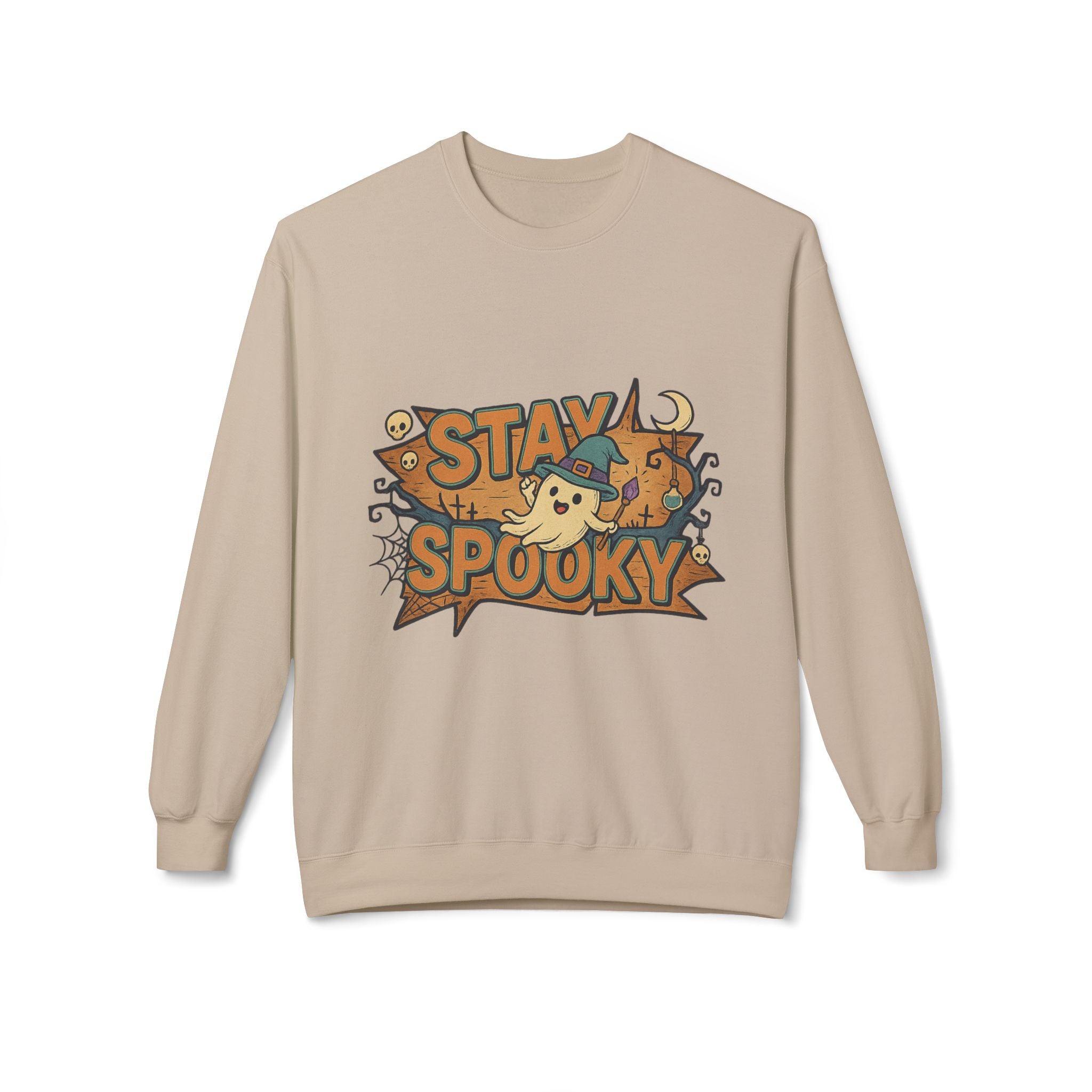 Stay Spooky 1 - Crewneck Unisex Sweatshirt - Cozy Halloween Apparel