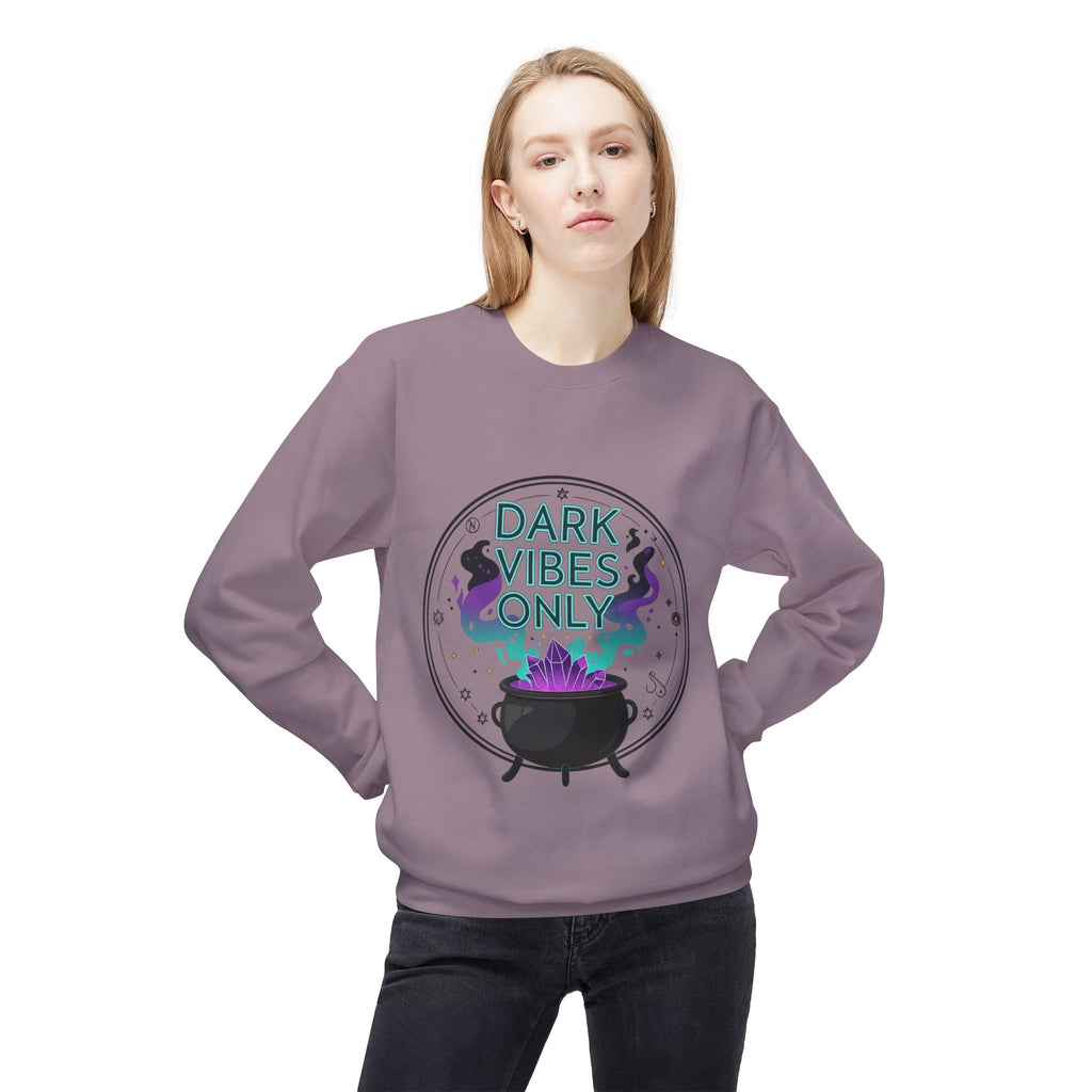 Dark Vibes Only 3.1 - Crewneck Unisex Sweatshirt - Cozy Halloween Apparel