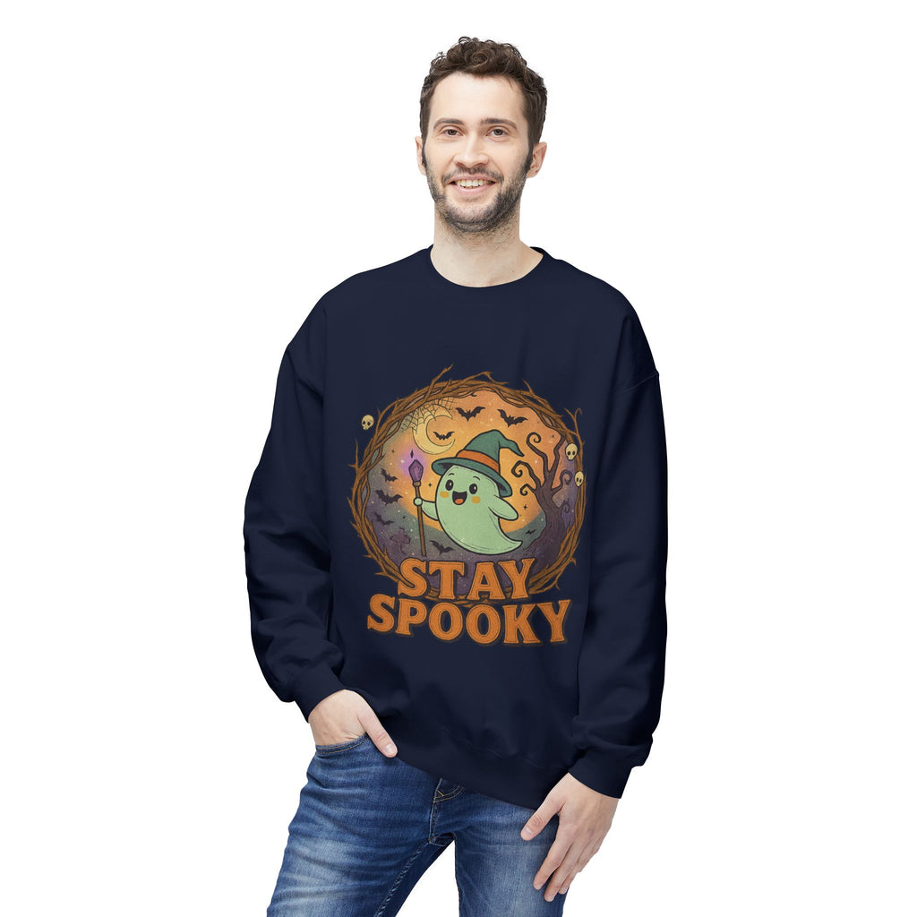 Stay Spooky 2 - Crewneck Unisex Sweatshirt - Cozy Halloween Apparel
