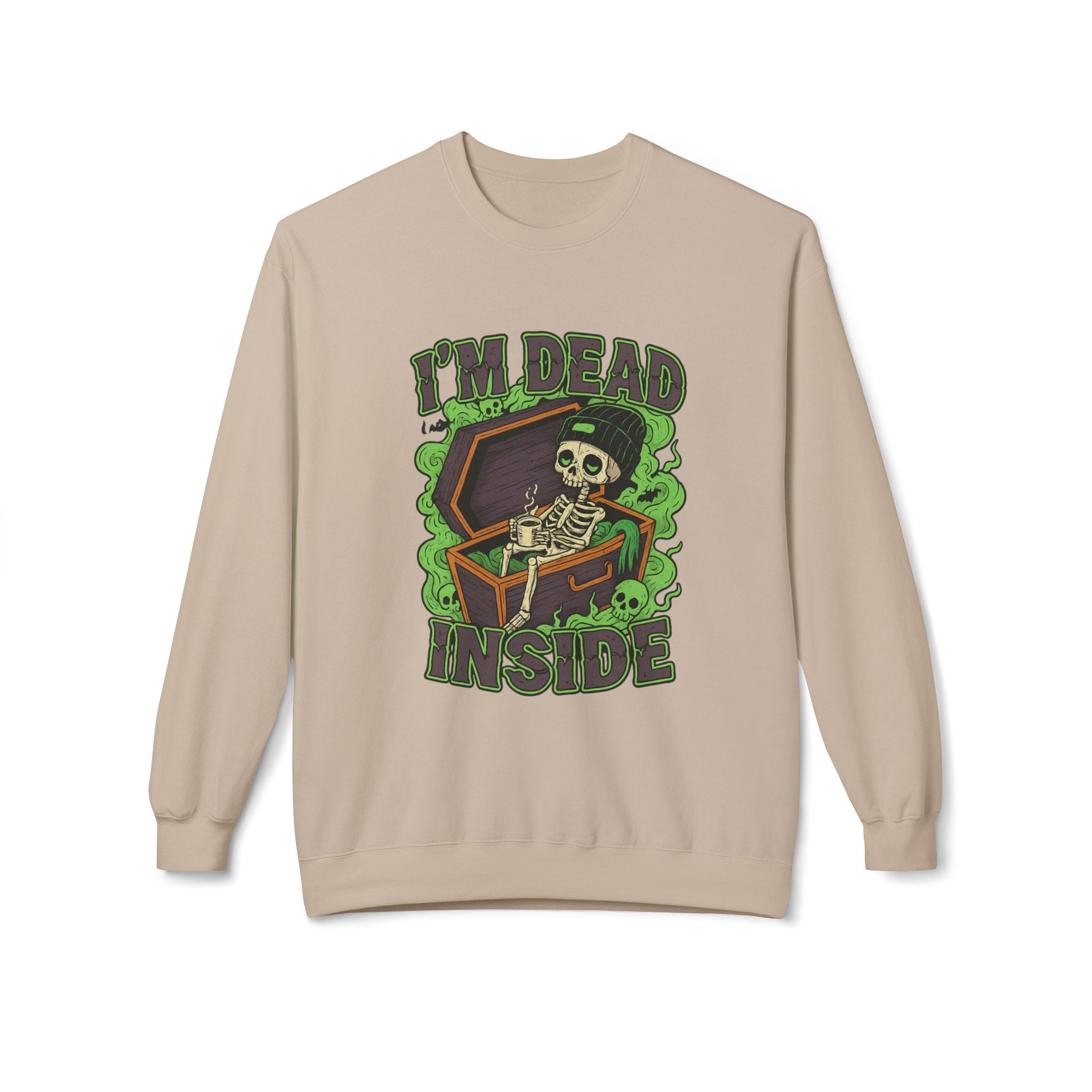 I'm Dead Inside 2- Crewneck Unisex Sweatshirt - Cozy Halloween Apparel