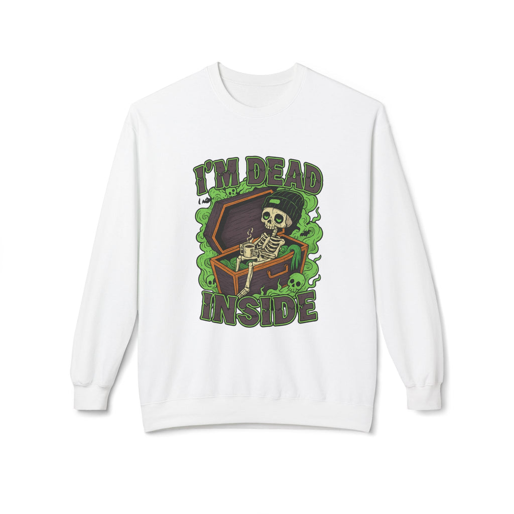 I'm Dead Inside 2- Crewneck Unisex Sweatshirt - Cozy Halloween Apparel