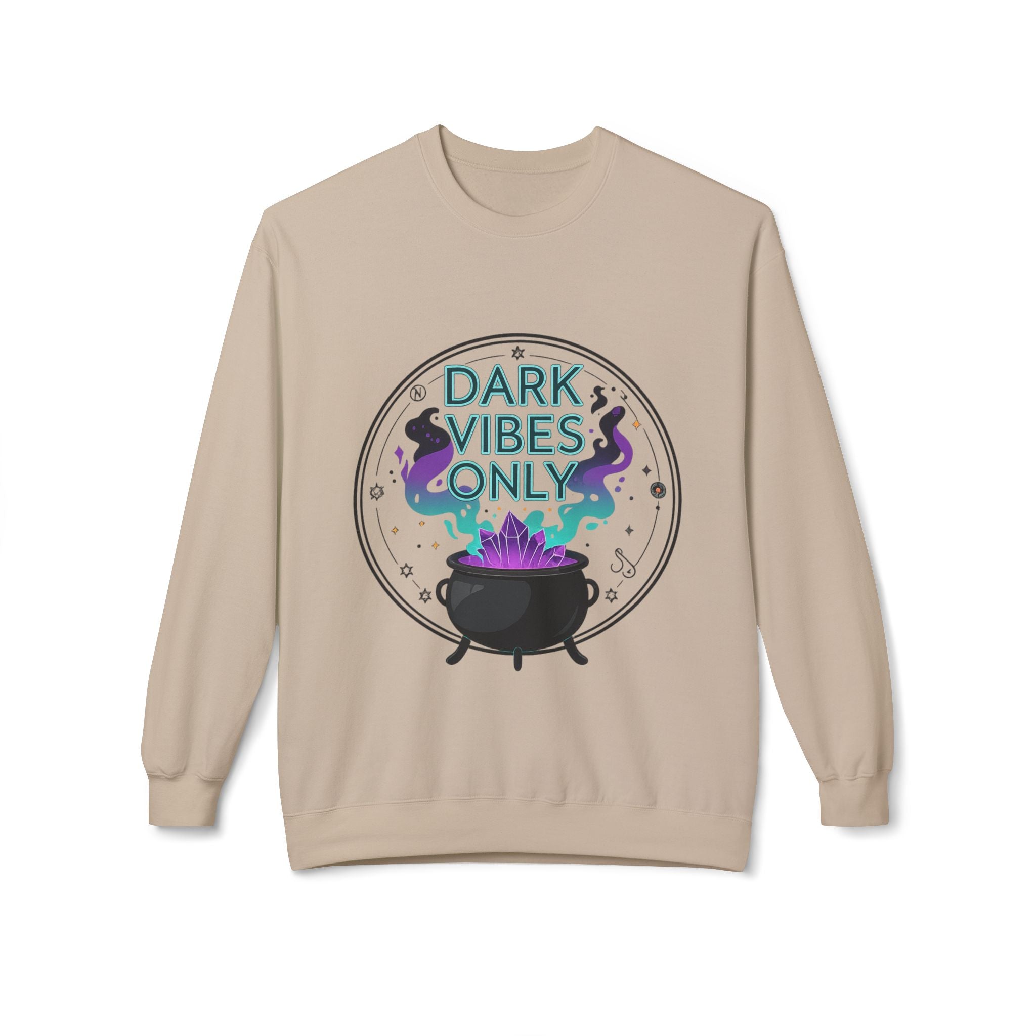 Dark Vibes Only 3.1 - Crewneck Unisex Sweatshirt - Cozy Halloween Apparel