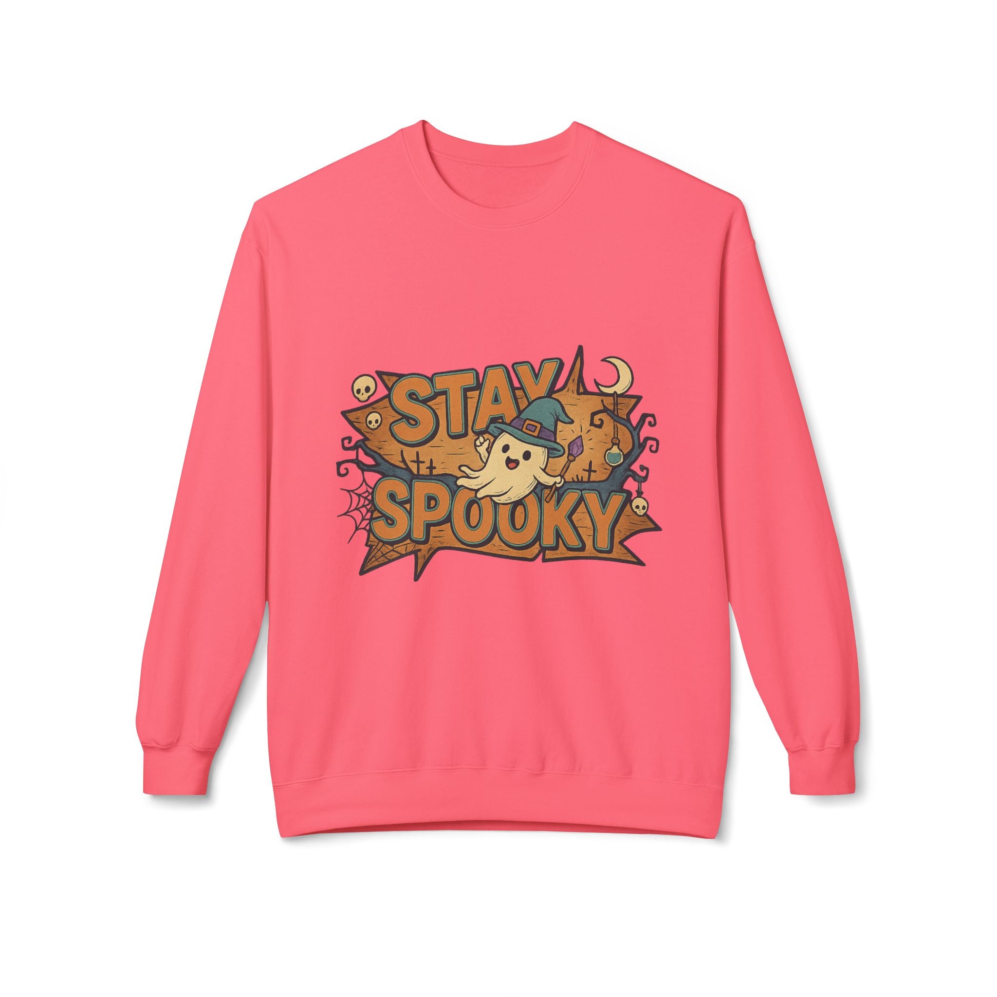 Stay Spooky 1 - Crewneck Unisex Sweatshirt - Cozy Halloween Apparel