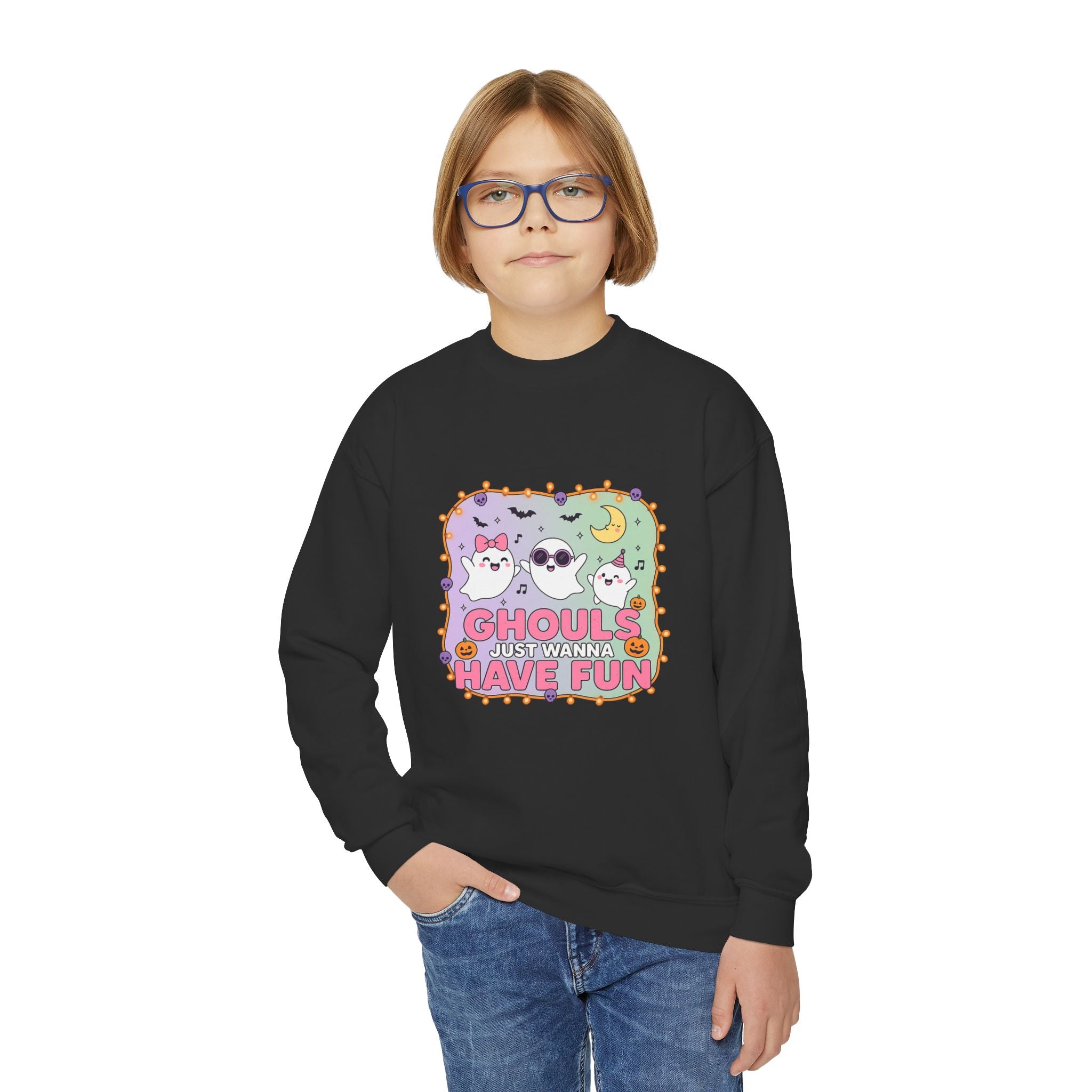 KIDS Ghouls Just Wanna Have Fun, Fun Halloween Sweatshirt, Cute Kids Sweatshirt