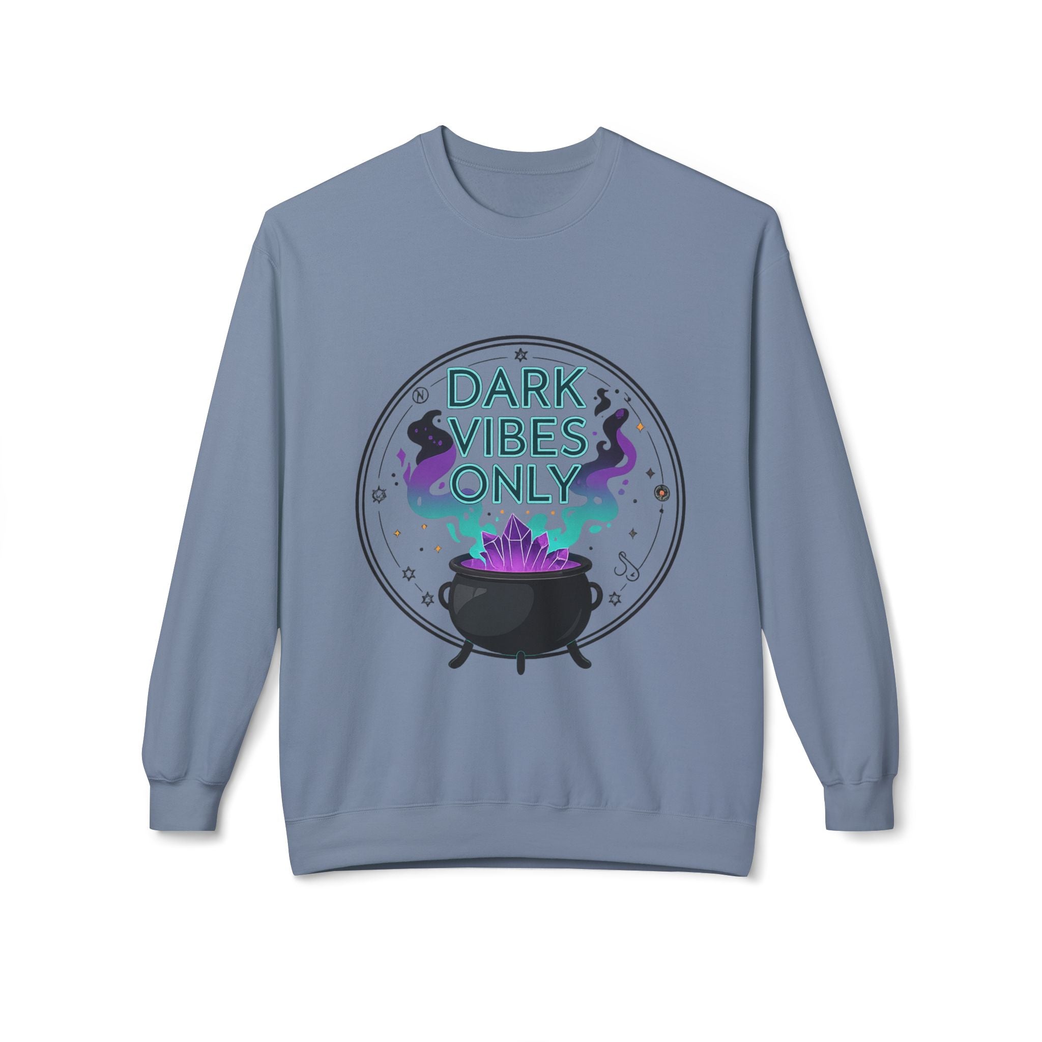 Dark Vibes Only 3.1 - Crewneck Unisex Sweatshirt - Cozy Halloween Apparel
