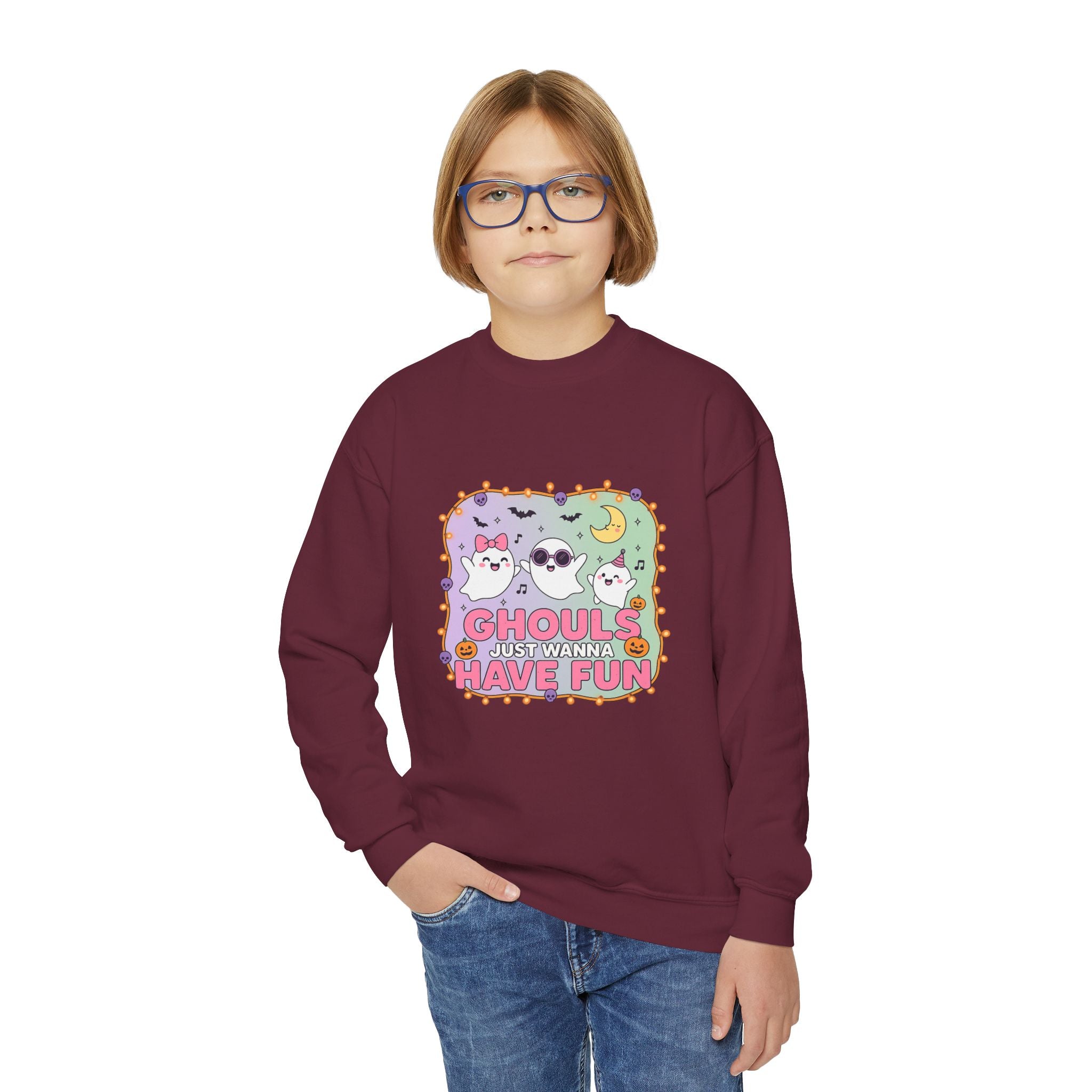 KIDS Ghouls Just Wanna Have Fun, Fun Halloween Sweatshirt, Cute Kids Sweatshirt