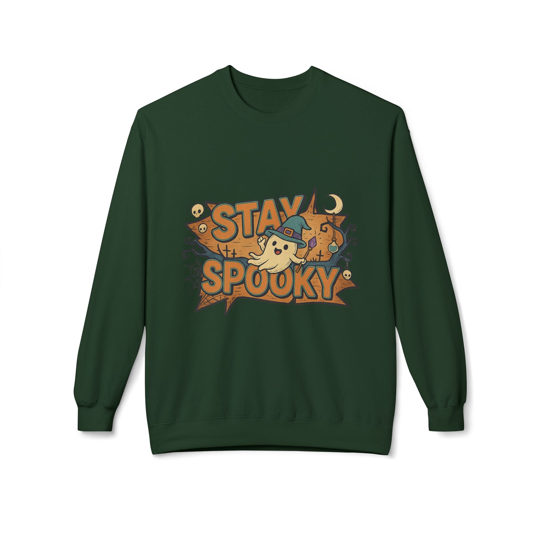 Stay Spooky 1 - Crewneck Unisex Sweatshirt - Cozy Halloween Apparel
