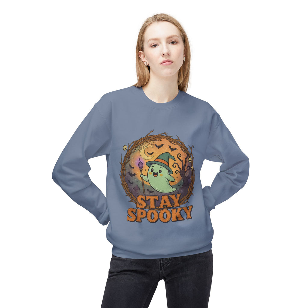 Stay Spooky 2 - Crewneck Unisex Sweatshirt - Cozy Halloween Apparel