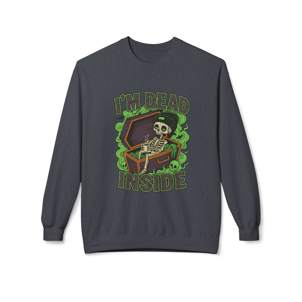 I'm Dead Inside 2- Crewneck Unisex Sweatshirt - Cozy Halloween Apparel
