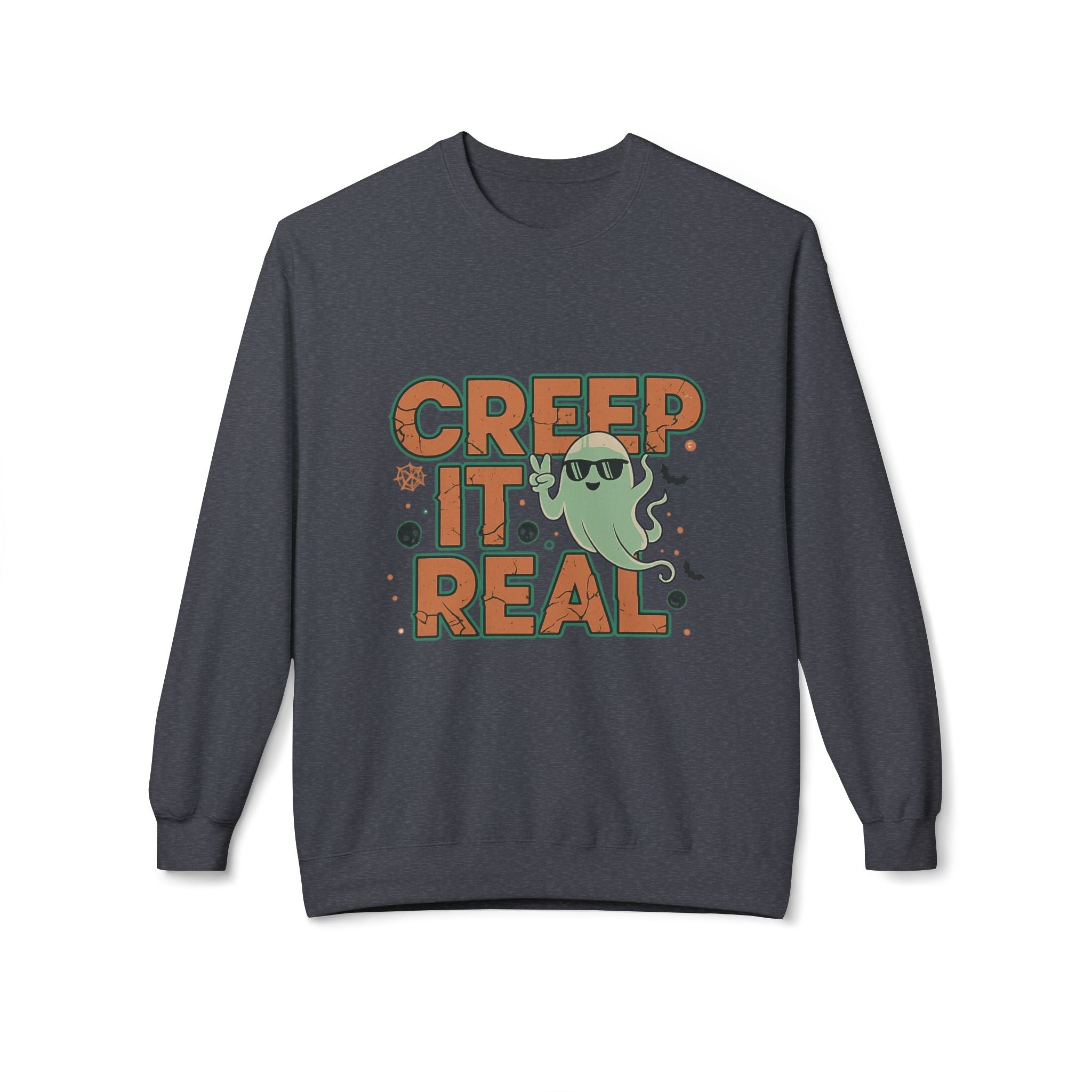 Creep It Real 2 - Crewneck Unisex Sweatshirt - Cozy Halloween Apparel